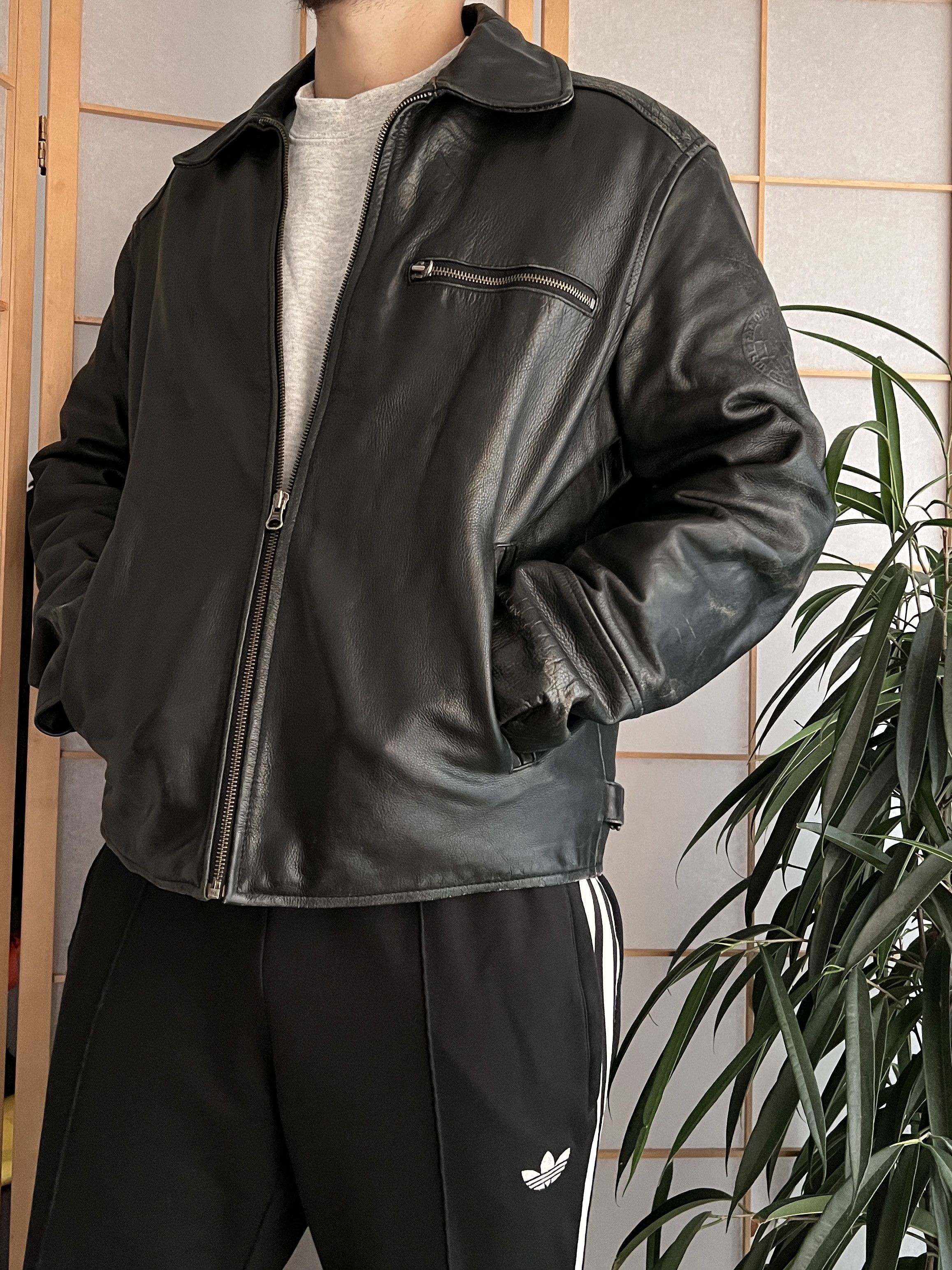 Genuine Leather 14th Addiction Yohji Yamamoto style leather jacket LGB Boxy Size US S / EU 44-46 / 1 - 1 Thumbnail