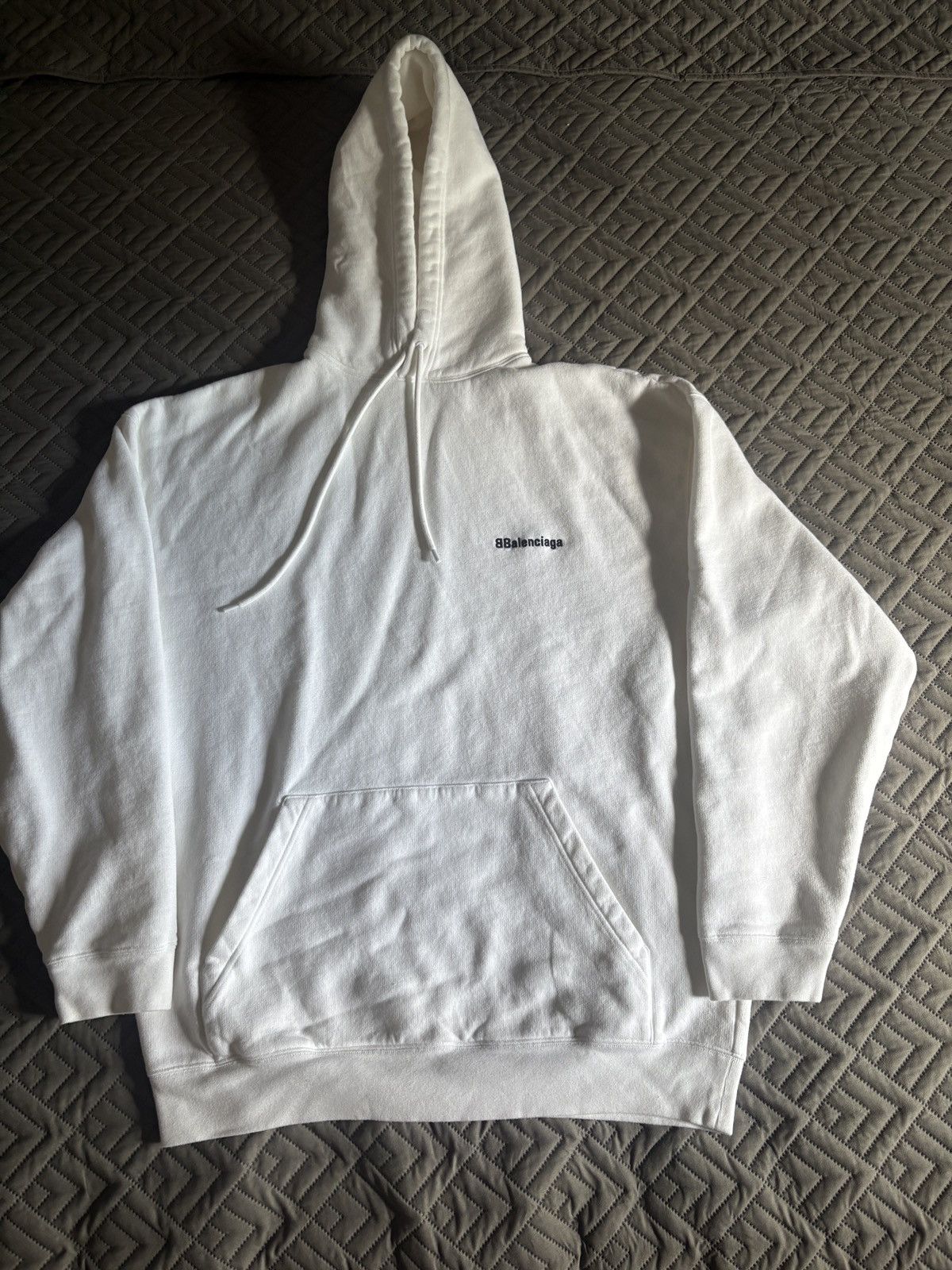 Balenciaga Balenciaga Logo Hoodie Size US M / EU 48-50 / 2 - 7 Thumbnail