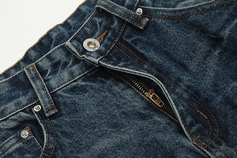 Vintage Retro American style lightning wash jeans for men Size US 32 / EU 48 - 4 Thumbnail
