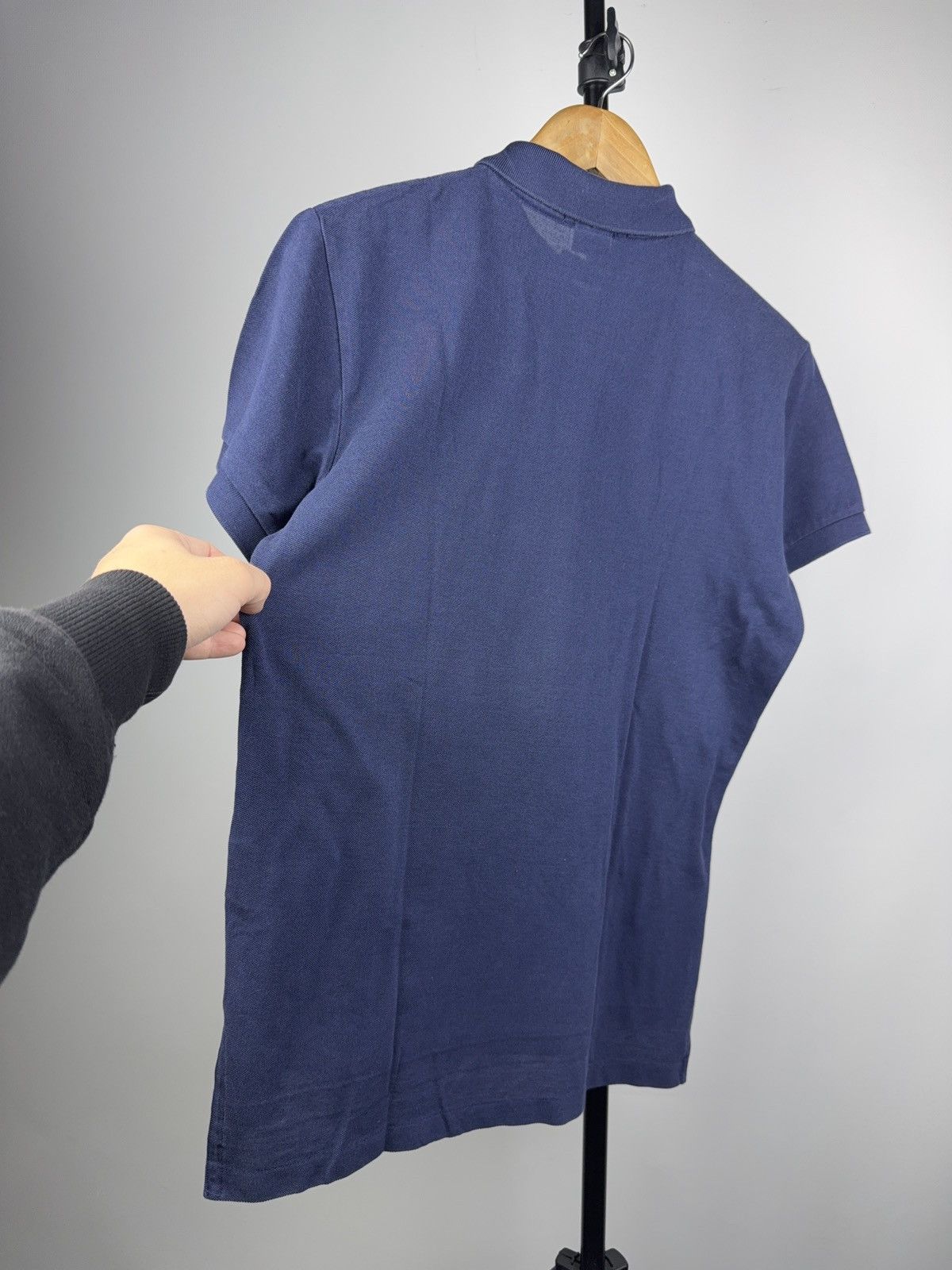 Polo Ralph Lauren 90s Polo Ralph Lauren Navy Custom Fit Cotton Polo Shirt Size US S / EU 44-46 / 1 - 11 Thumbnail