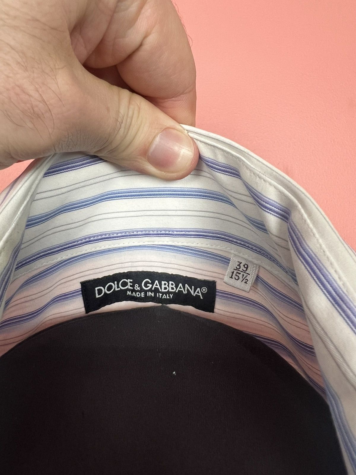 Dolce & Gabbana Dolce & gabbana shirt button ups striped shirt casual Size US S / EU 44-46 / 1 - 4 Thumbnail