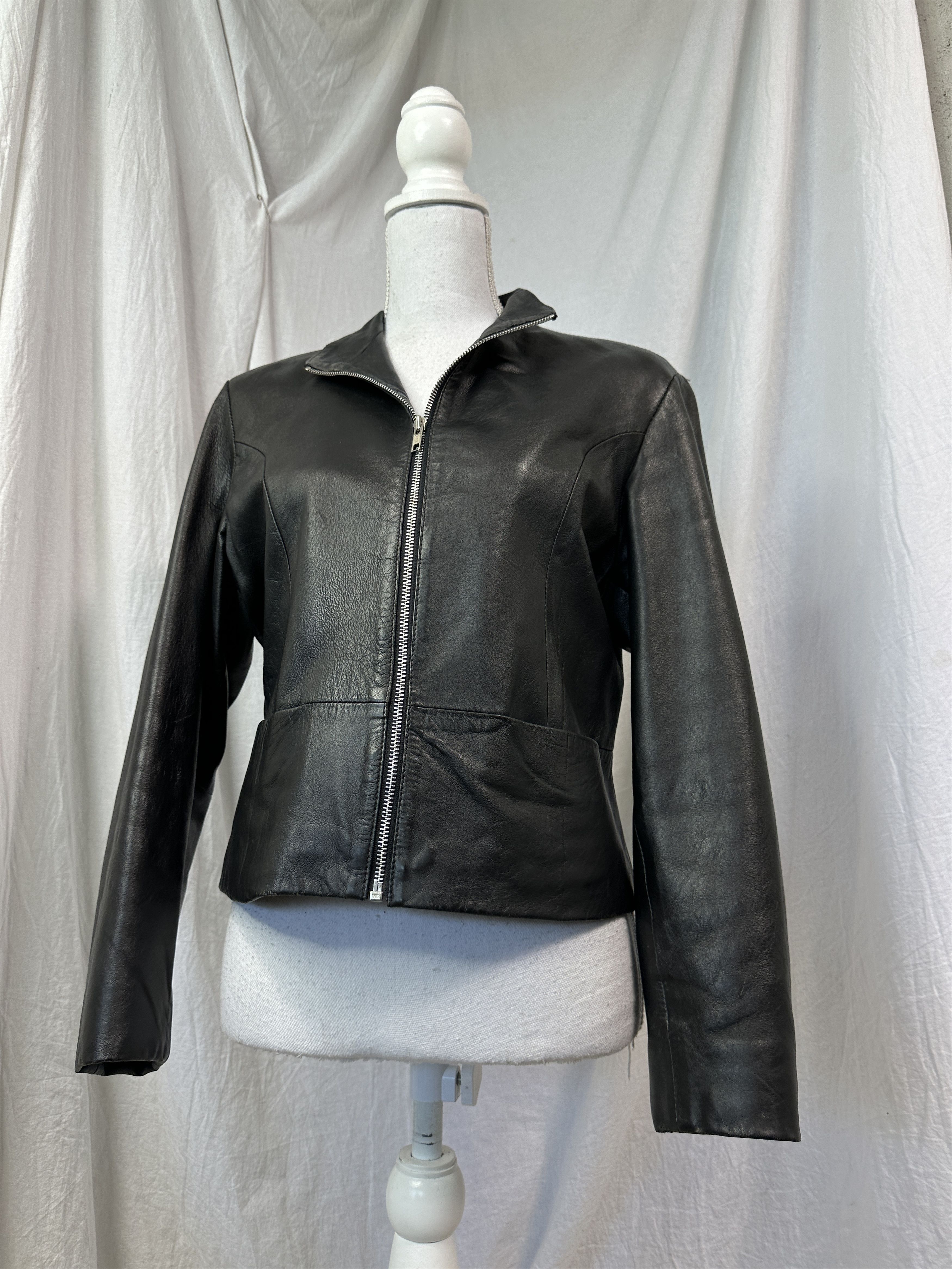 ジャケット・アウター 00s OLD STUSSY hooded leather jacket BK Stussy × Vintage Stussy 00s vintage hooded leather jacket