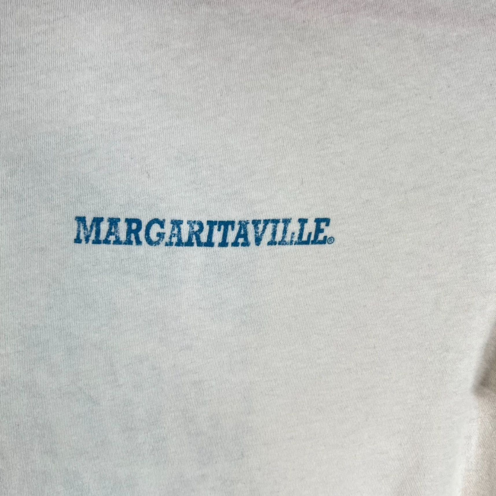 Vintage Margaritaville Graphic T Shirt White XL - Margaritaville Shirt Men 90s Beach Music Sail Decade Theme Size US XL / EU 56 / 4 - 2 Thumbnail