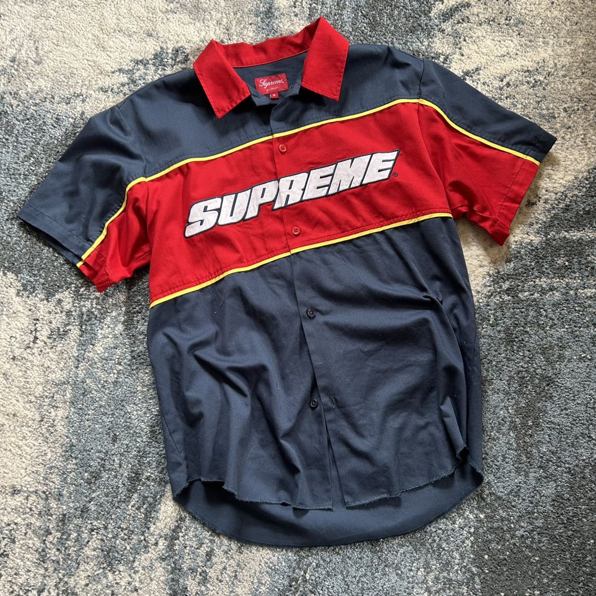 Supreme Supreme color blocked work shirt (SS18) | Grailed