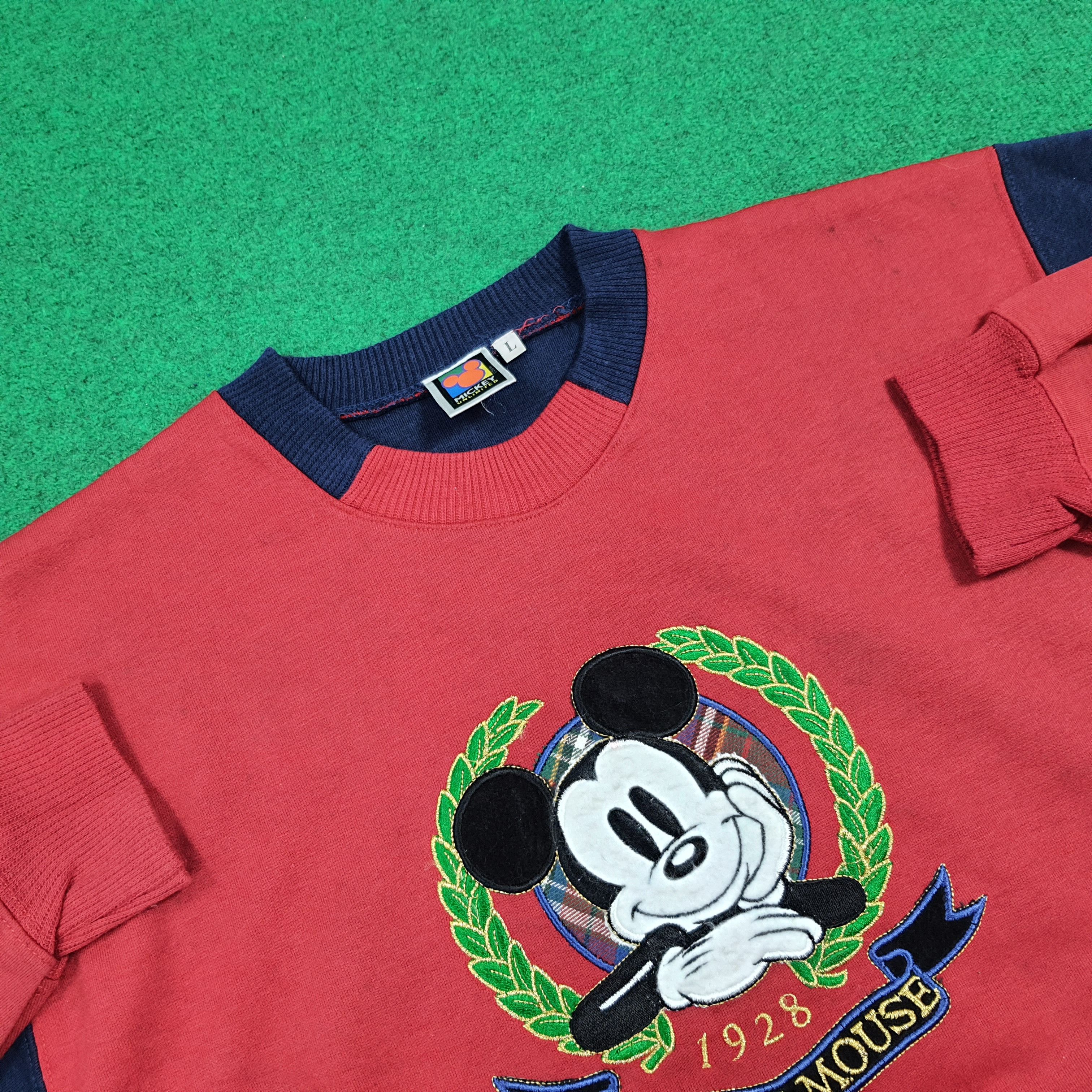 Mickey Unlimited Vintage 90s Disney Mickey Mouse Sweatshirt C279N6 Size US M / EU 48-50 / 2 - 4 Thumbnail