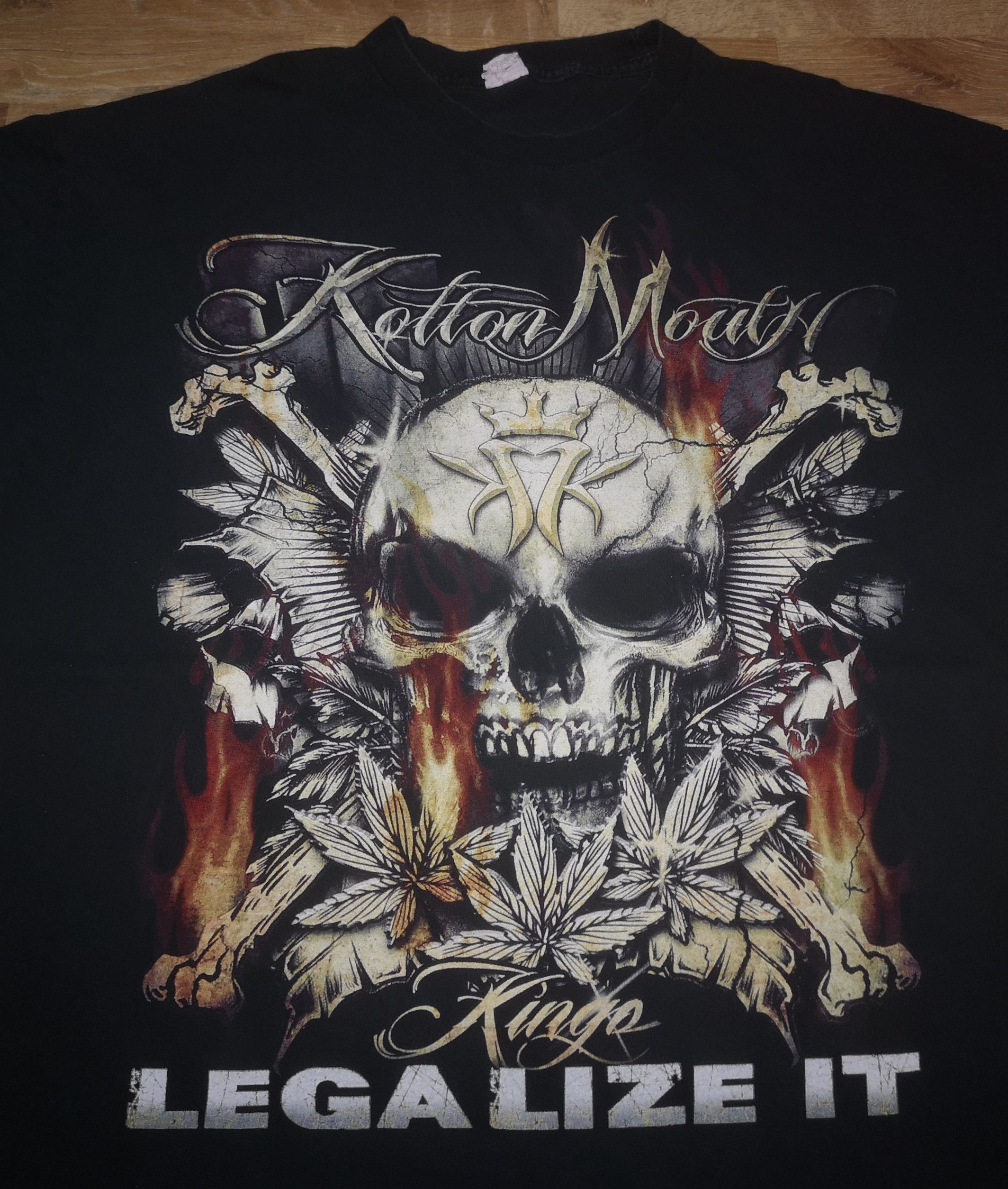 Band Tees × Vintage Vintage Kottonmouth Kings Band Legalize It 420 Promo T Shirt Size US XL / EU 56 / 4 - 4 Thumbnail