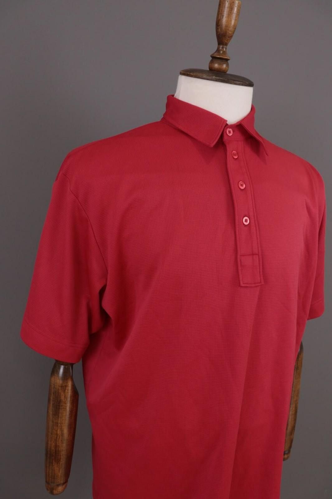 J.Lindeberg J.Lindeberg Red Sport Golf Short Sleeve Polo Shirt Size XL Size US XL / EU 56 / 4 - 5 Thumbnail