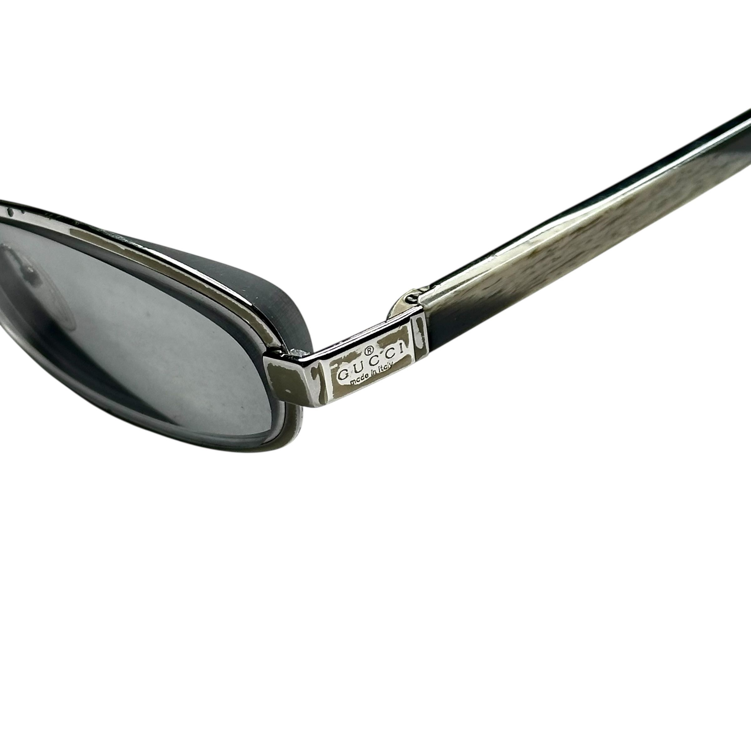 Gucci Gucci Slim Oval Sunglasses Size ONE SIZE - 4 Thumbnail