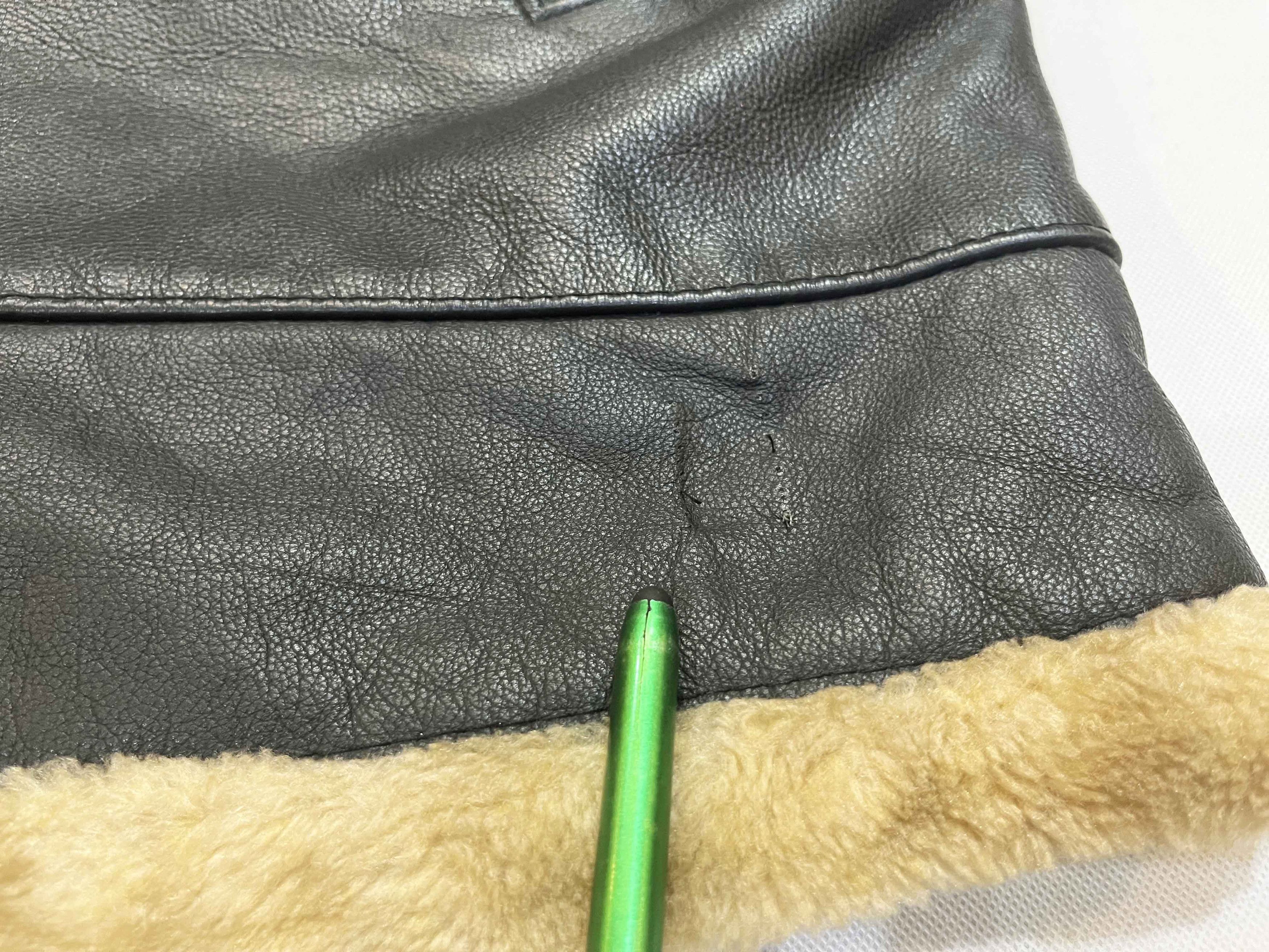 Vintage Vintage Buster Aviator Pilot Bomber Flight Leather Jacket Size US XXL / EU 58 / 5 - 13 Thumbnail