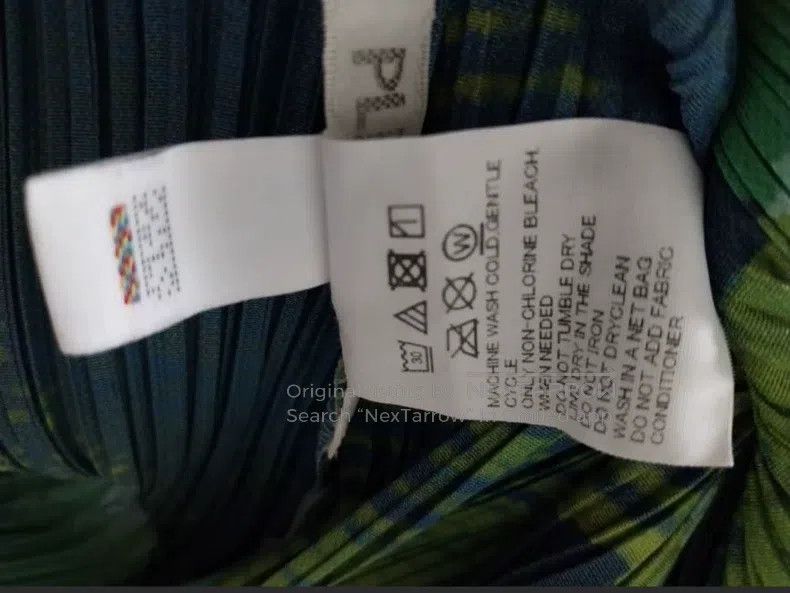 Issey Miyake Issey Miyake Green Dress Size L / US 10 / IT 46 - 6 Thumbnail