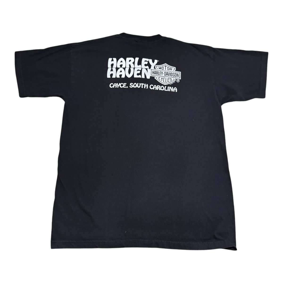 Harley Davidson Harley Davidson Cayce South Carolina Black Shirt Adult XL Size US XL / EU 56 / 4 - 4 Thumbnail