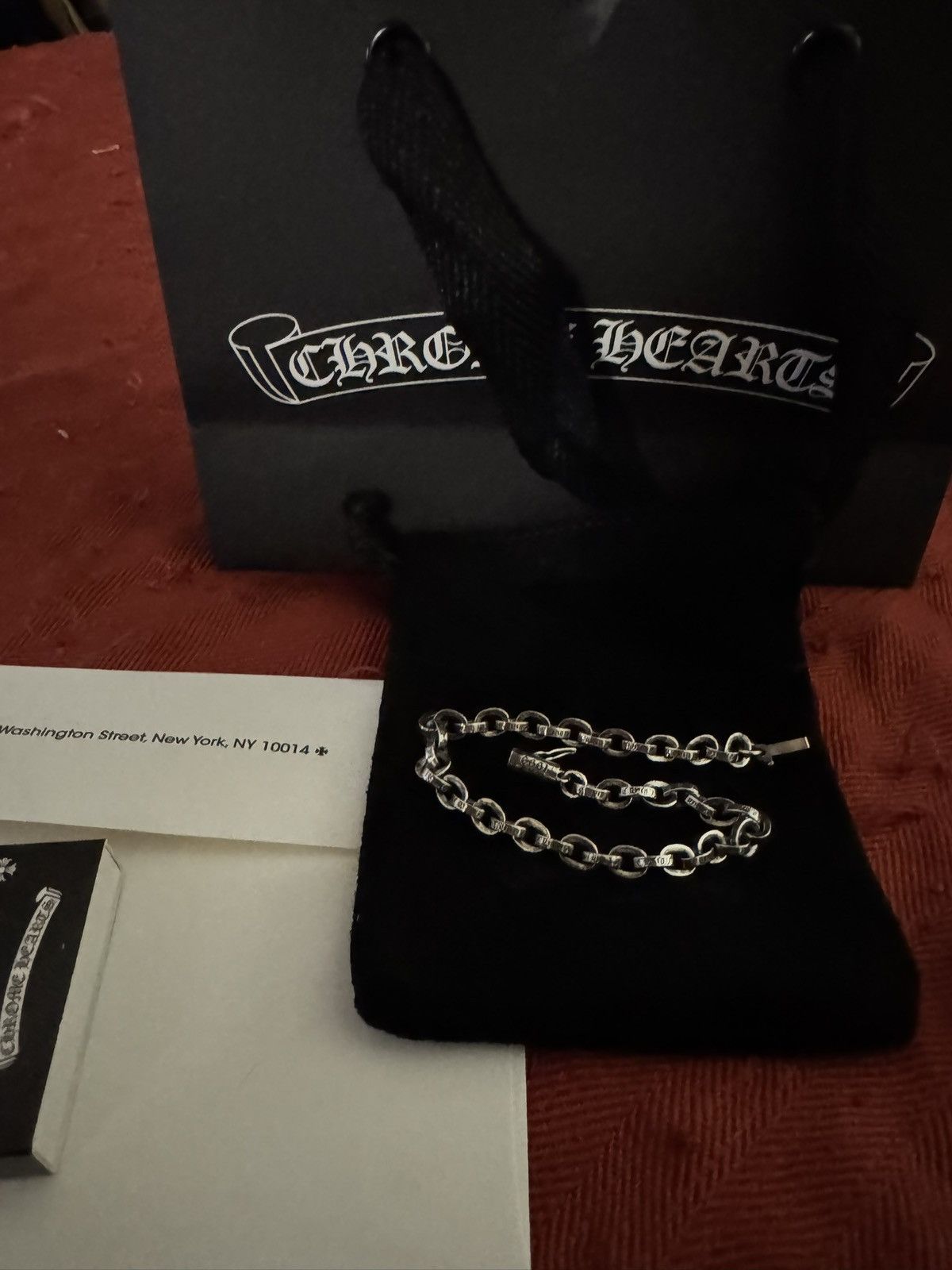 Chrome Hearts Chrome Hears Paper chain 7 inch silver bracelet Size ONE SIZE - 12 Thumbnail