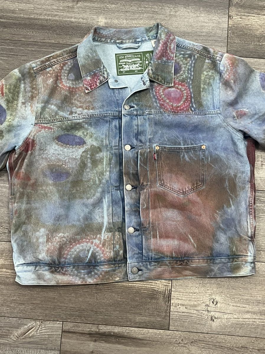 DENIM TEARS × Levi's DENIM TEARS x Levi’s Big Chief Demond Type-1 Jean Jacket XL Size US XL / EU 56 / 4 - 1 Thumbnail