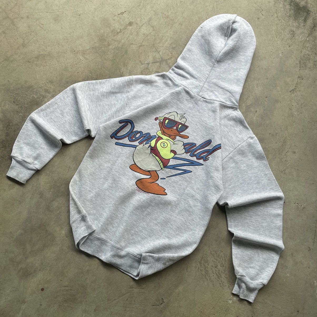 Cartoon Network 🇺🇸Vintage 90s DISNEY DONALD DUCK CALIFORNIA Sherry Hoodie Size US S / EU 44-46 / 1 - 14 Thumbnail