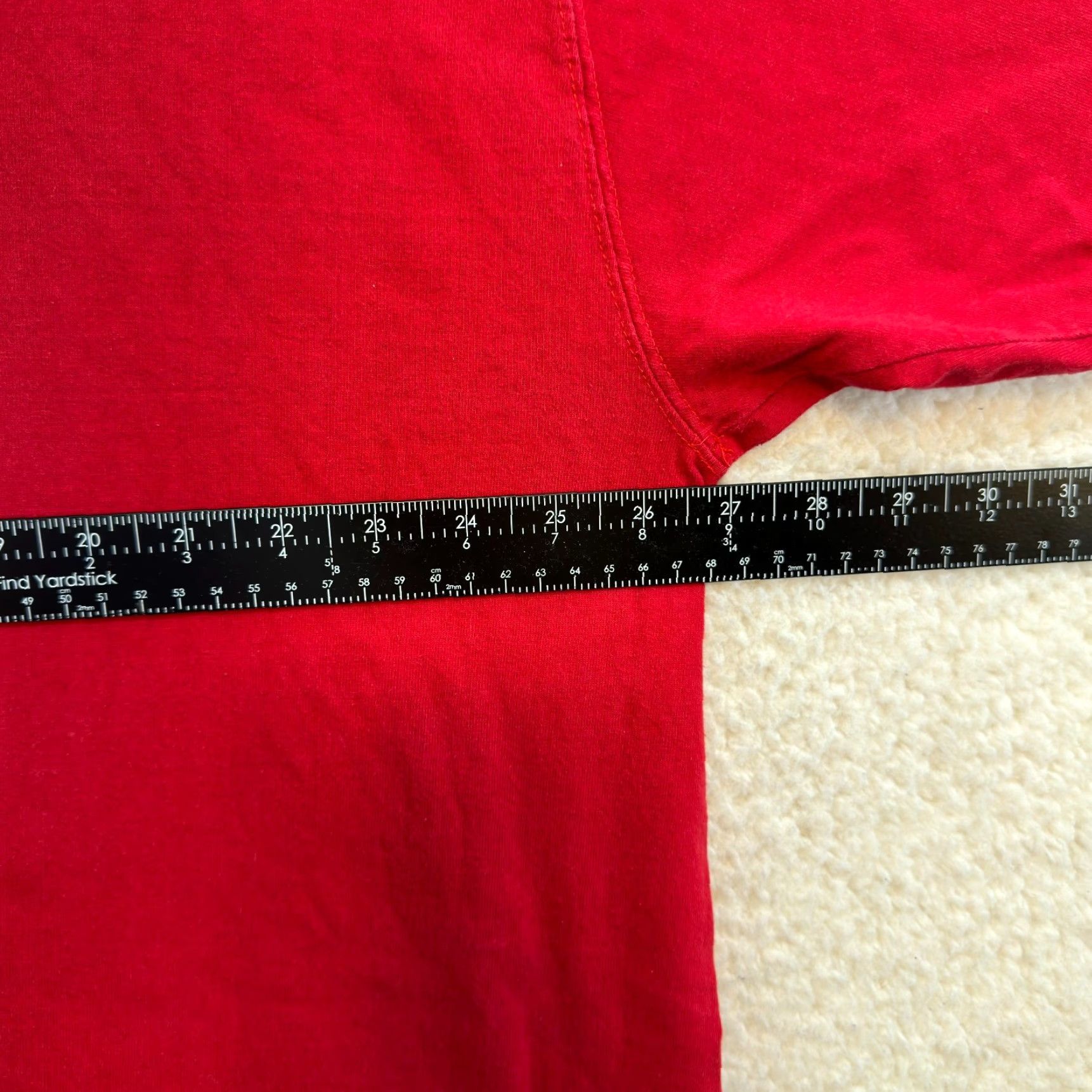 Vintage VINTAGE Red Blank T-Shirt Mens 3XL Cotton Short Sleeve Red Blank T-Shirt 100% Cotton Vintage Shirt Mens XXXL Size US XXL / EU 58 / 5 - 5 Thumbnail