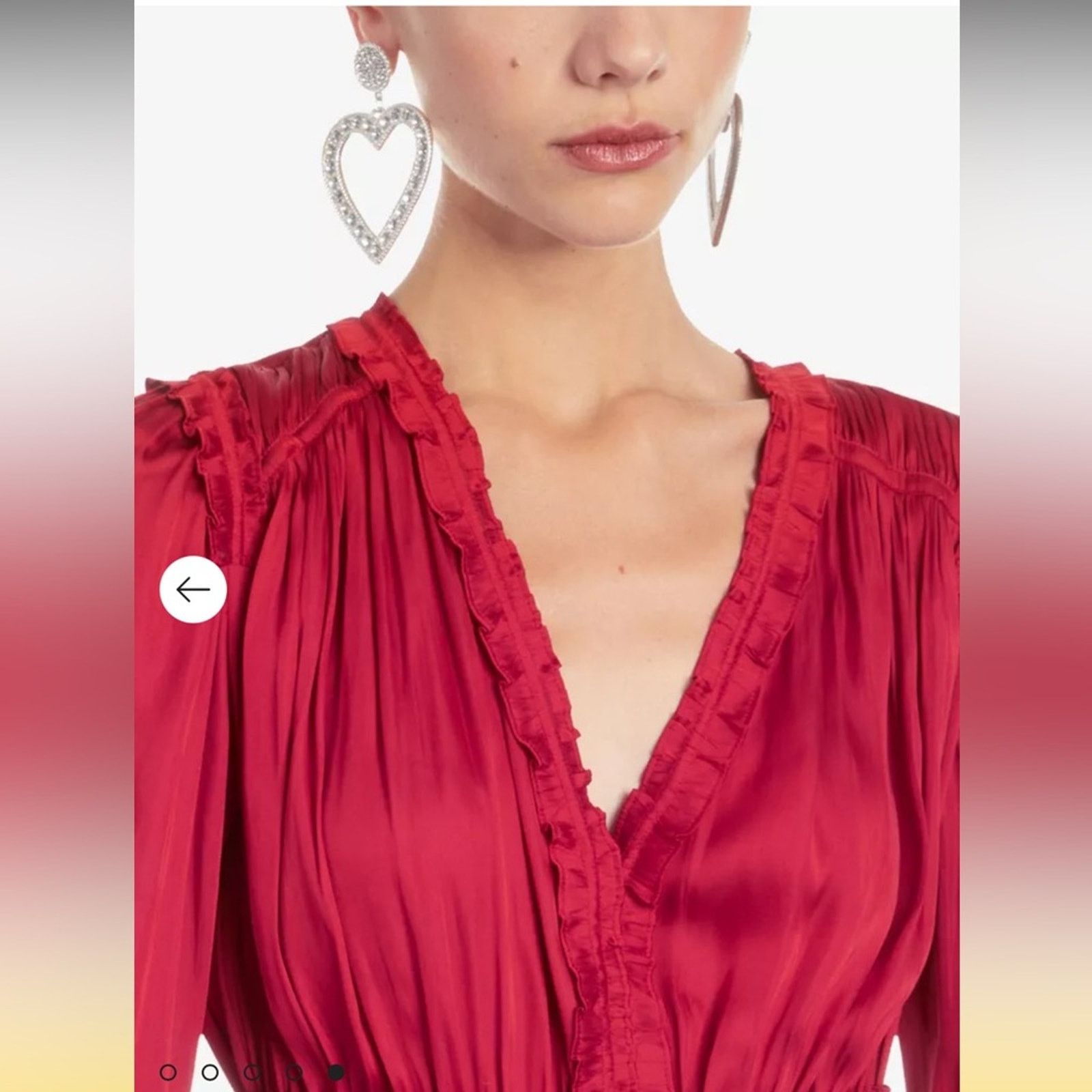 The Kooples NWT The Kooples $275 Red Women's Dress Size S (French 1) Size S / US 4 / IT 40 - 4 Thumbnail