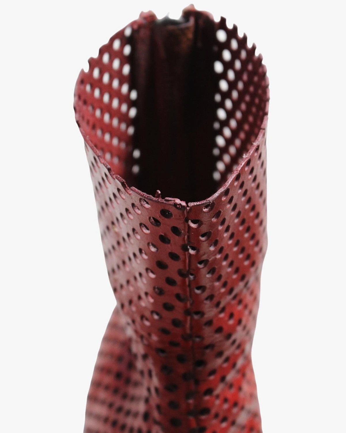 Obscur OBSCUR PERFORATED BACK ZIP ANKLE BOOTS Size US 8 / EU 41 - 6 Thumbnail