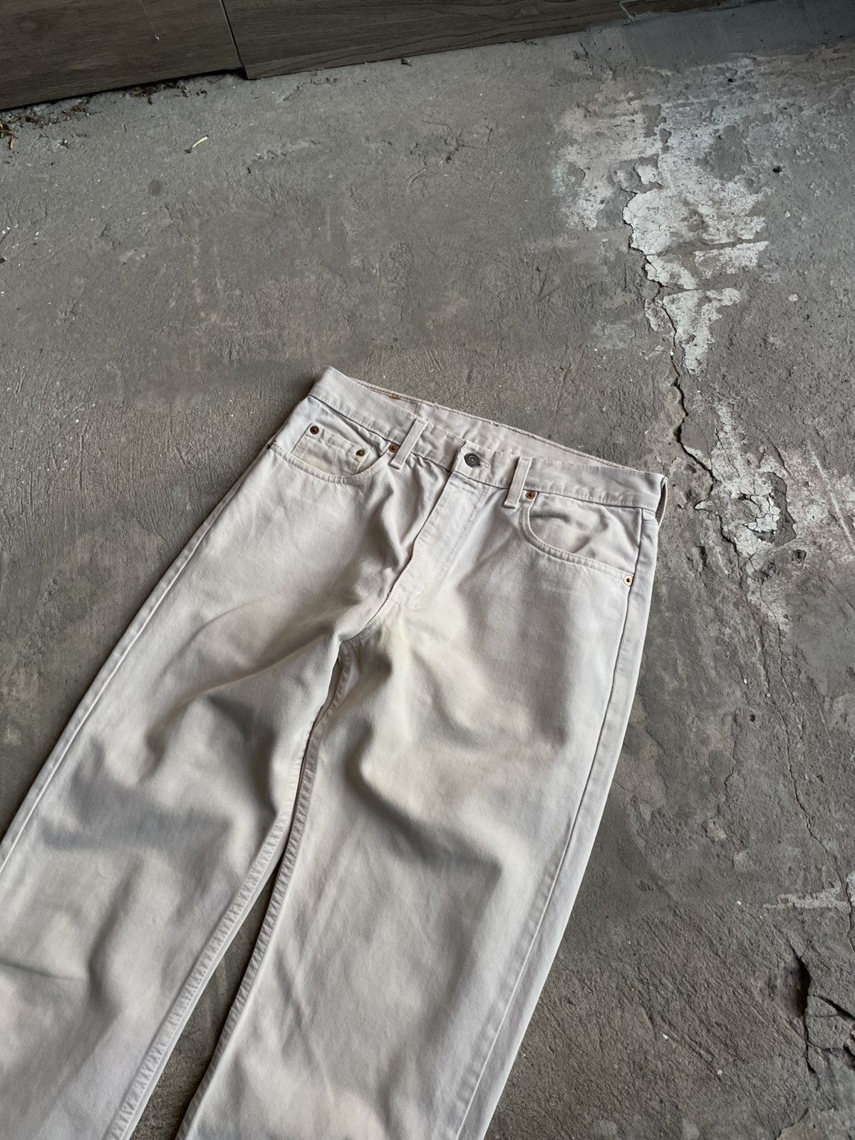 Levi's Levis 615 Orange Tab Vintage USA 90s y2k Washed Denim Jeans Size US 32 / EU 48 - 4 Thumbnail