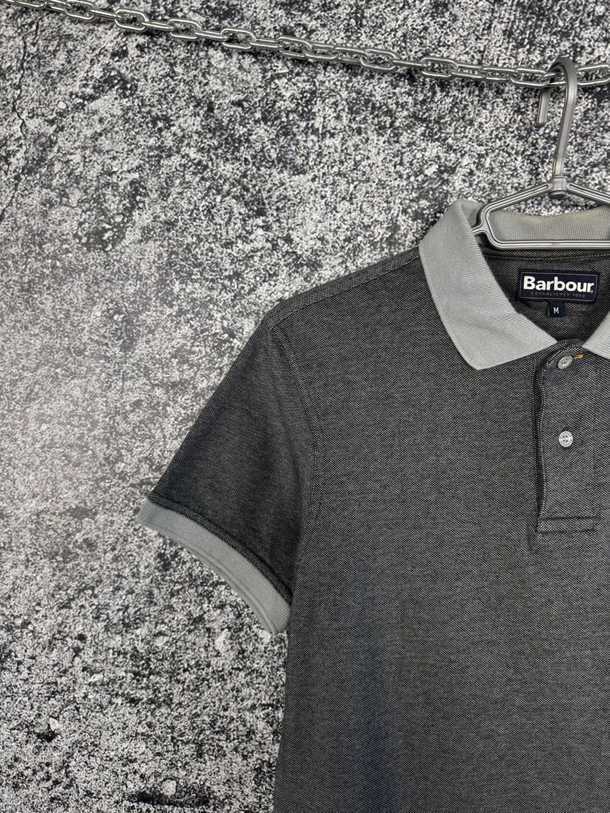 Barbour × Vintage Men’s Barbour Polo Shirt Luxury Size M Medium Size US M / EU 48-50 / 2 - 3 Thumbnail
