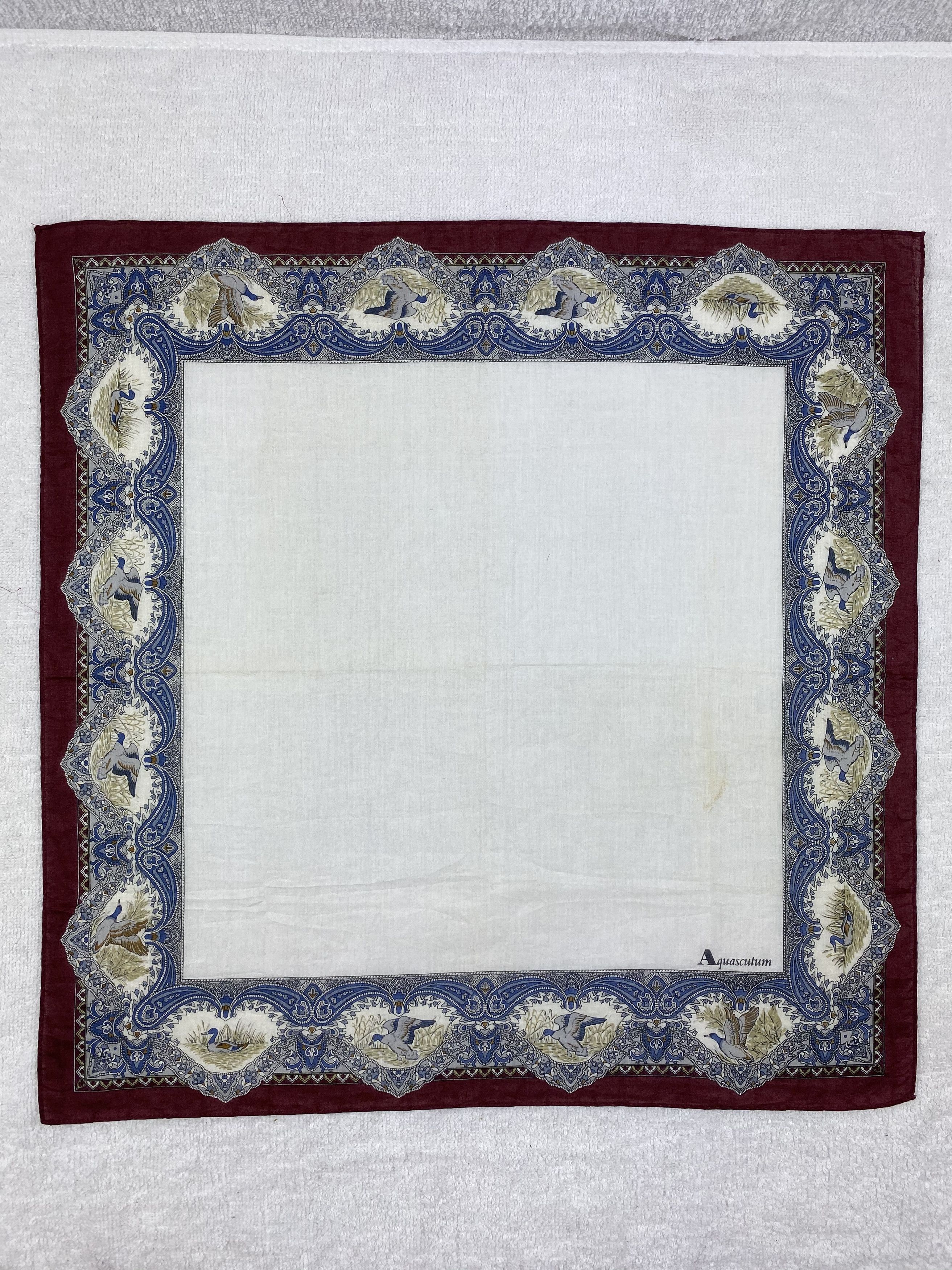 Aquascutum × Vintage Aquasqutum Handkerchief / Bandana / Neckerchief Size ONE SIZE - 3 Thumbnail