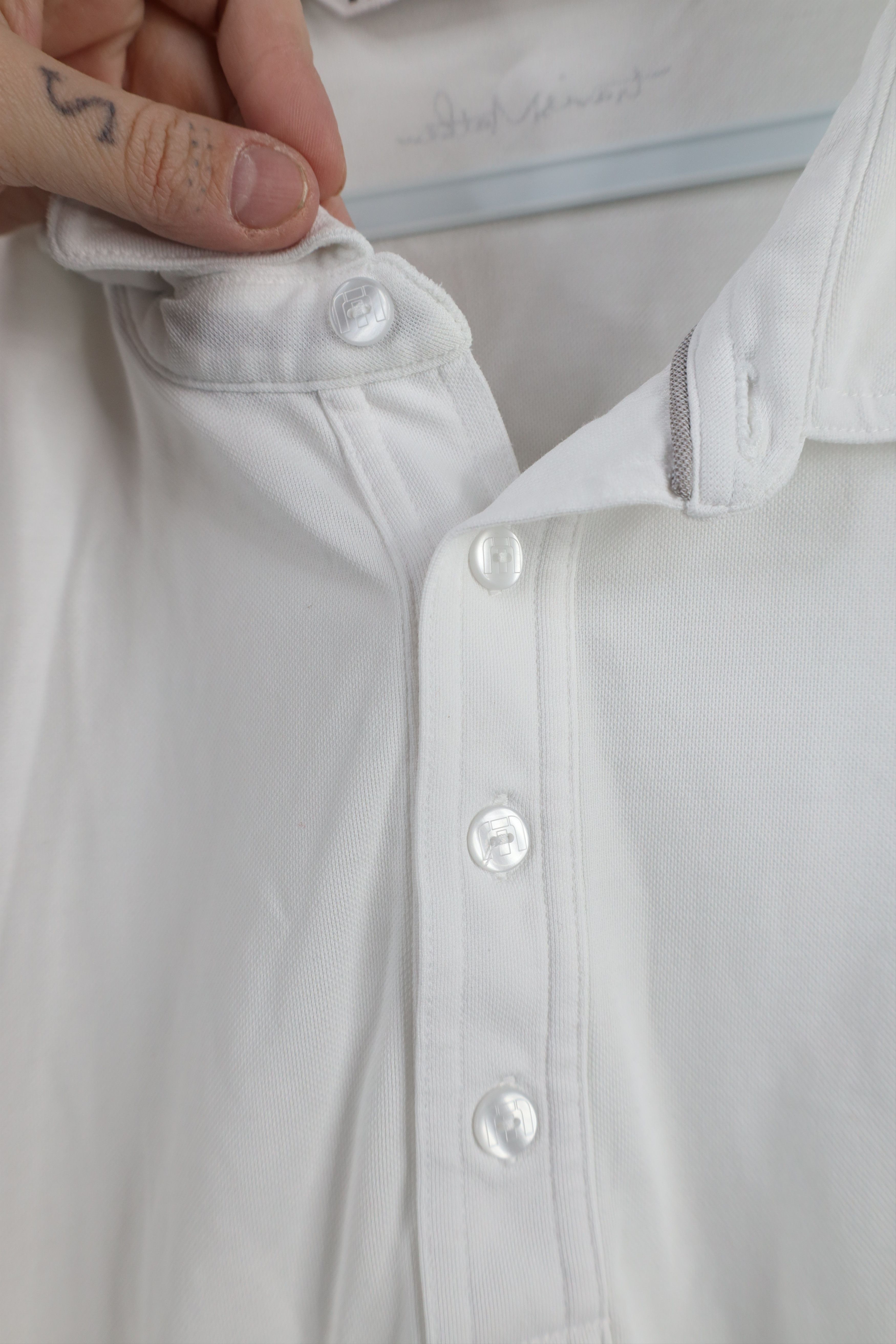 TravisMathew × Vintage Travis Mathew Knit Short Sleeve Collared Golf Polo White Size US XL / EU 56 / 4 - 4 Thumbnail