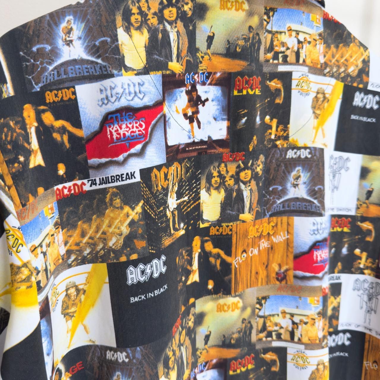 AC/DC Vintage AC/DC Album Covers Button Up Shirt Size US M / EU 48-50 / 2 - 6 Thumbnail