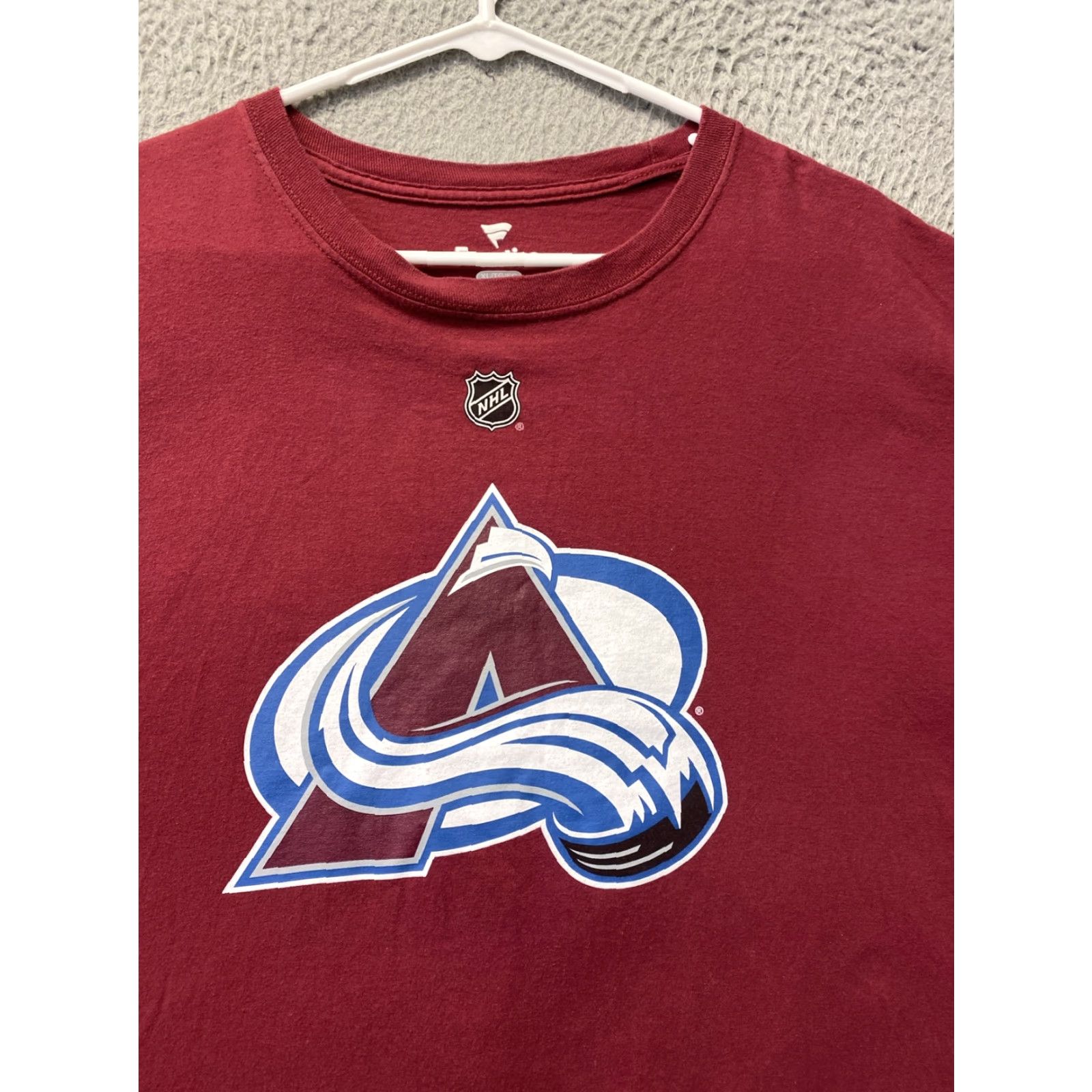 Vintage Fanatics NHL Shirt Mens Crew Neck Avalanche Short Sleeve XL Red 90s Sports 115-54 Size US XL / EU 56 / 4 - 2 Thumbnail