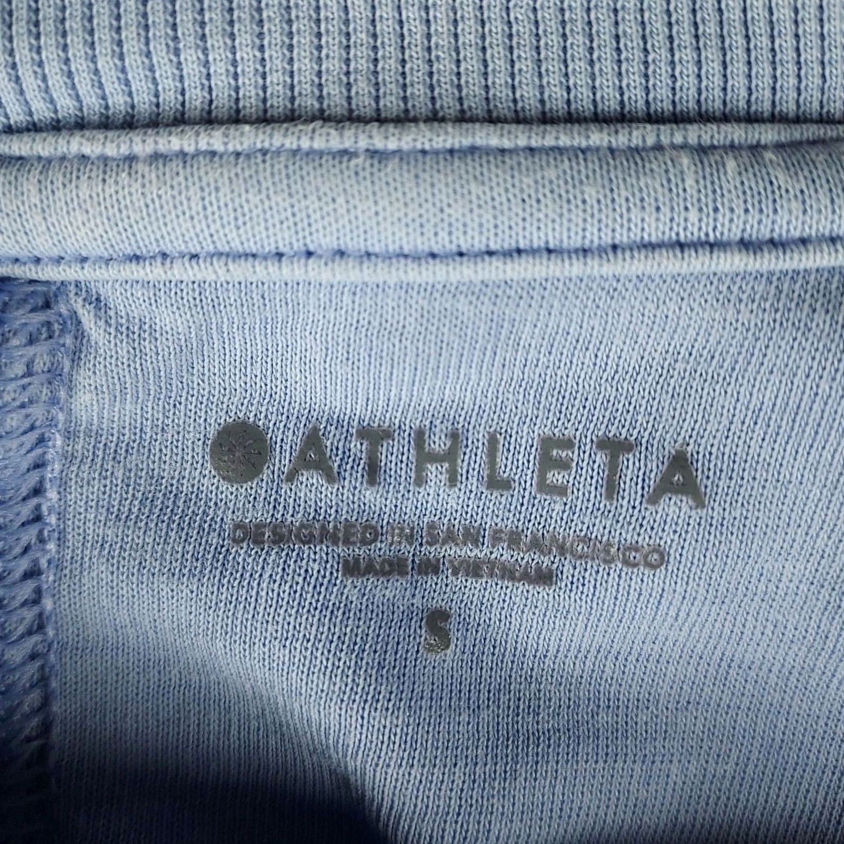 Athleta Athleta Women’s Lightweight Crewneck Sweatshirt Light Blue Pullover Size S Size S / US 4 / IT 40 - 3 Thumbnail