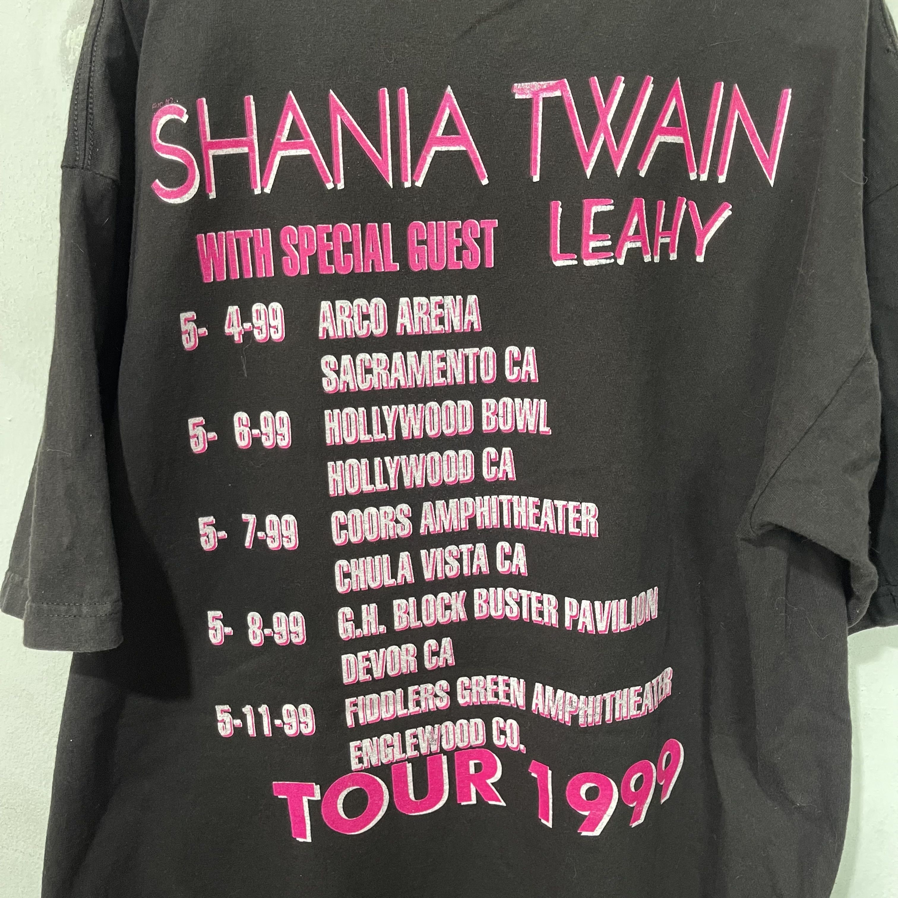 Vintage Vintage 1999 Shania Twain T-Shirt Size US XL / EU 56 / 4 - 4 Thumbnail