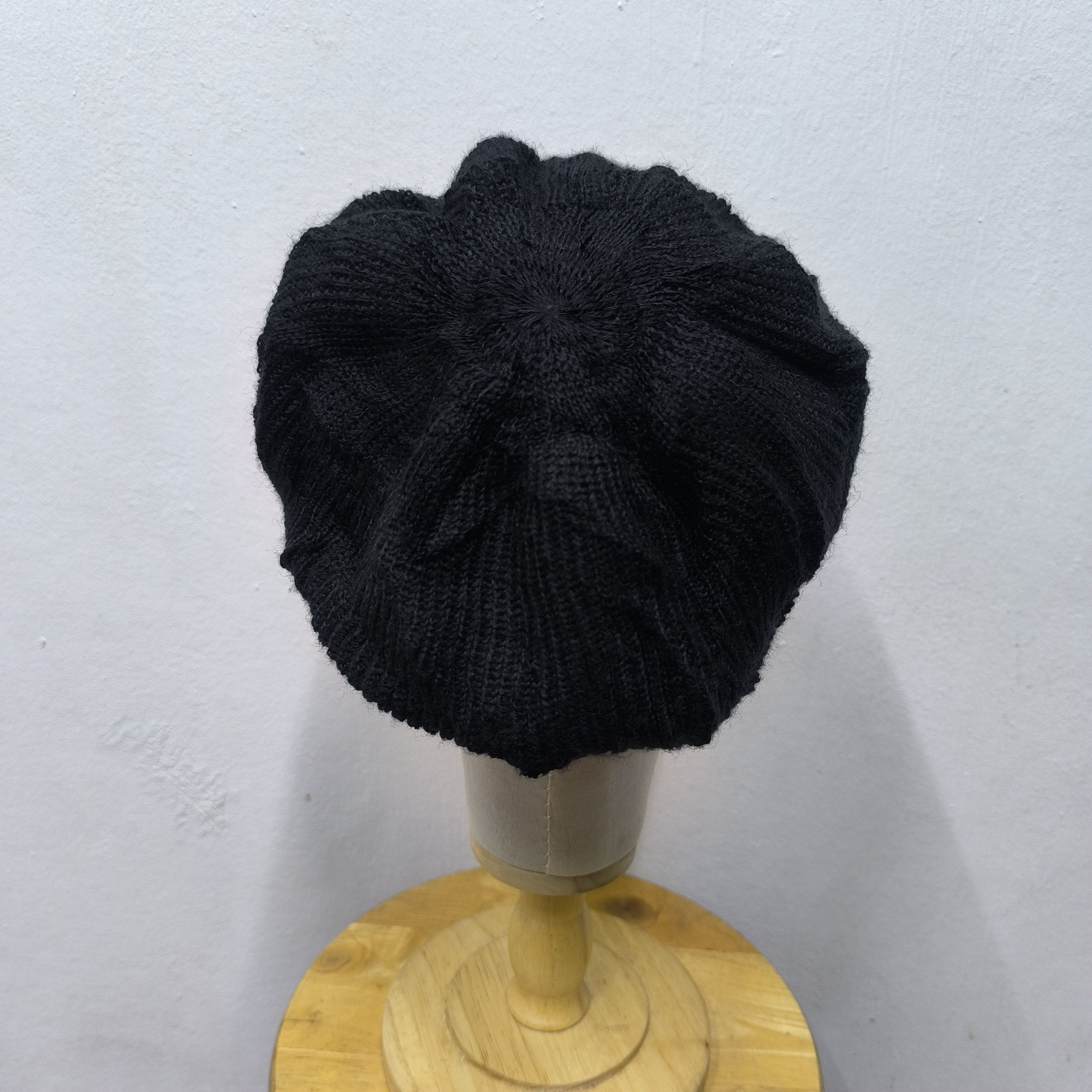 RUDE GALLERY 🎙️Rude gallery japan 'the rocks' black knit beret hat Size ONE SIZE - 3 Thumbnail