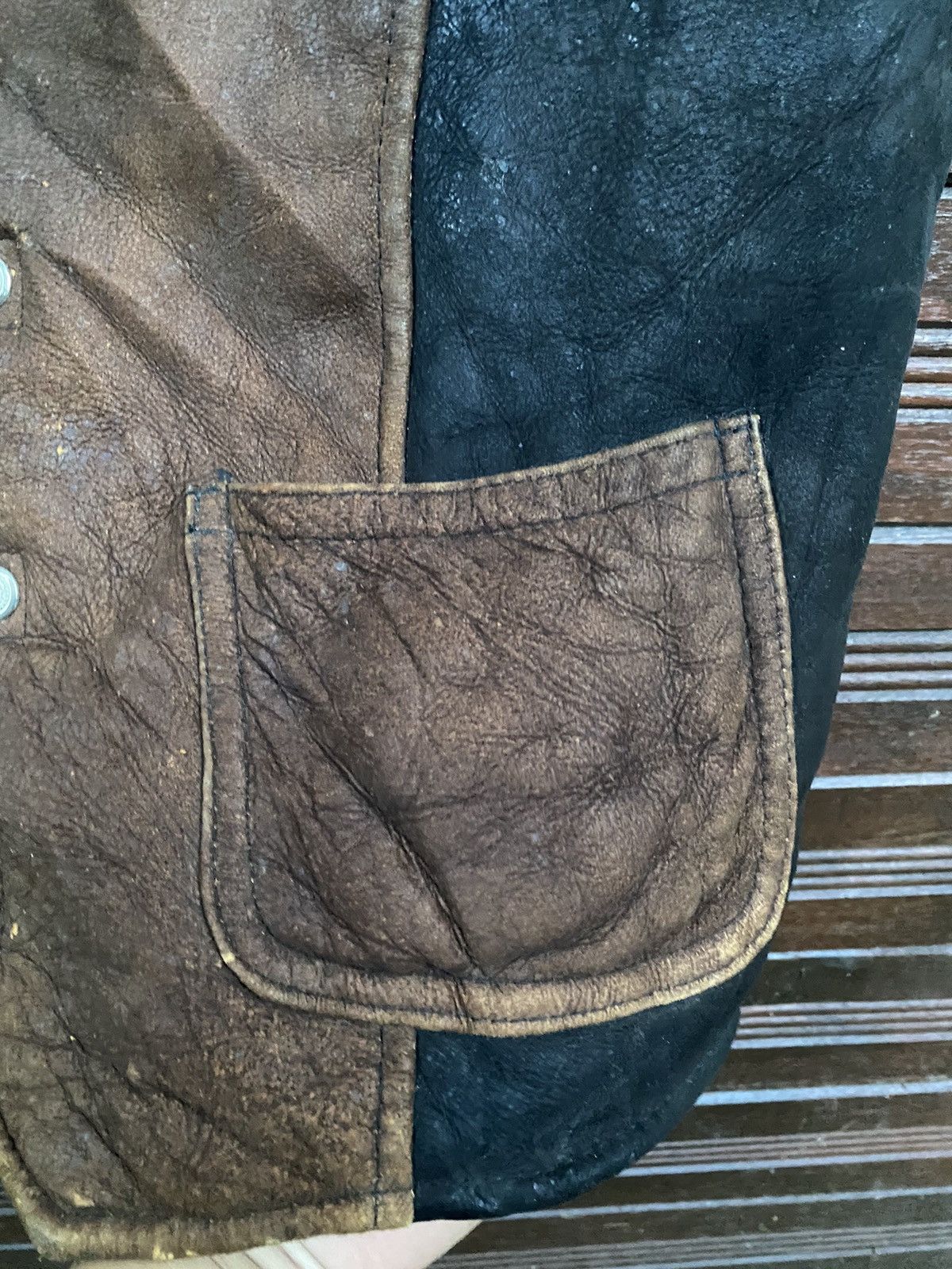 Leather × Vintage Vintage Leather vest Size US S / EU 44-46 / 1 - 5 Thumbnail