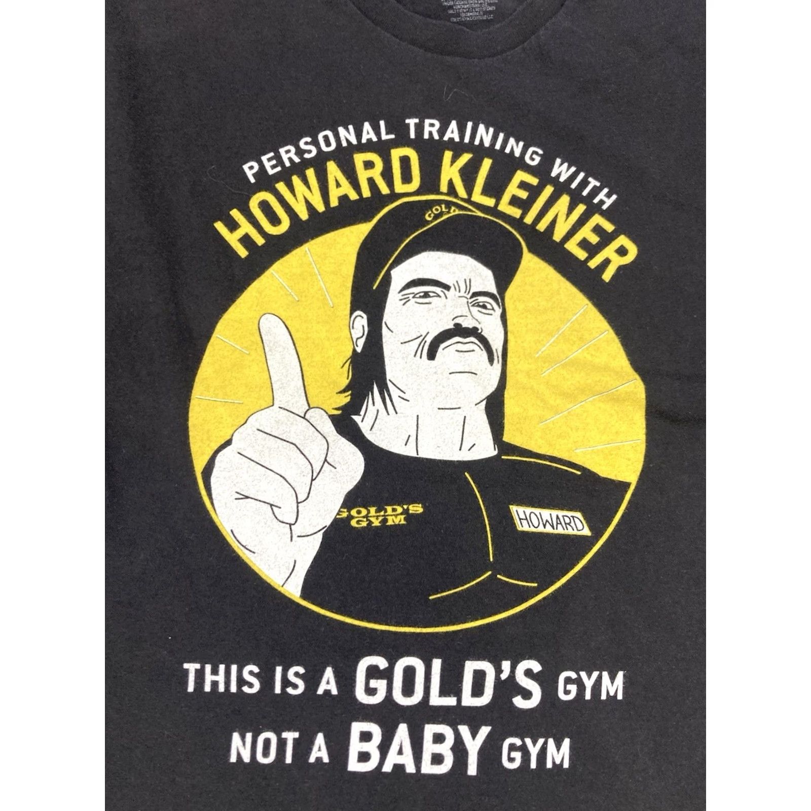 Vintage VINTAGE Gold's Gym Graphic T-shirt Men XL Black Logo Crew Neck Short Sleeve Disney? Size US XL / EU 56 / 4 - 2 Thumbnail