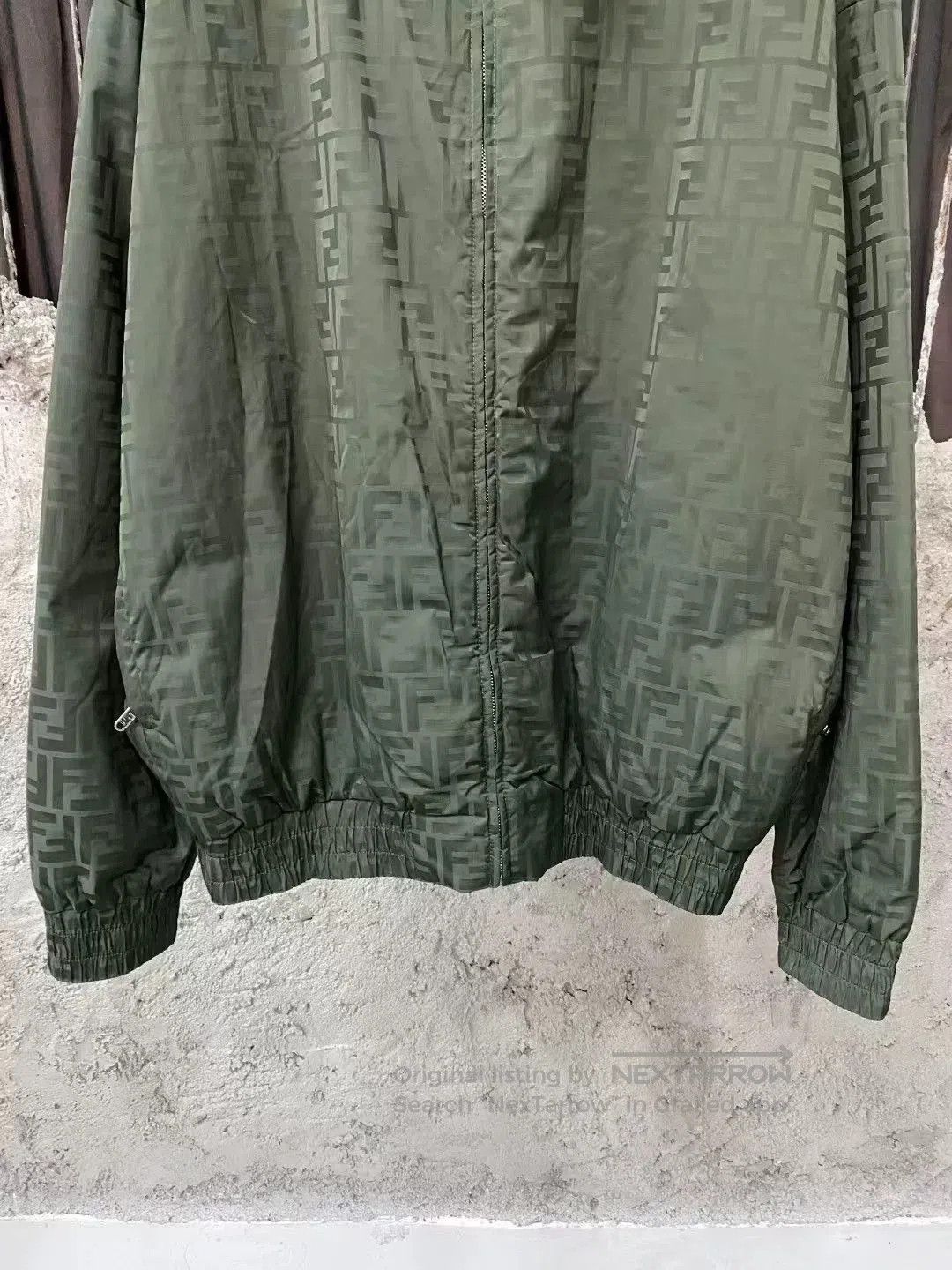 Fendi Fendi Green Monogram Print Jacket. Size US L / EU 52-54 / 3 - 4 Thumbnail