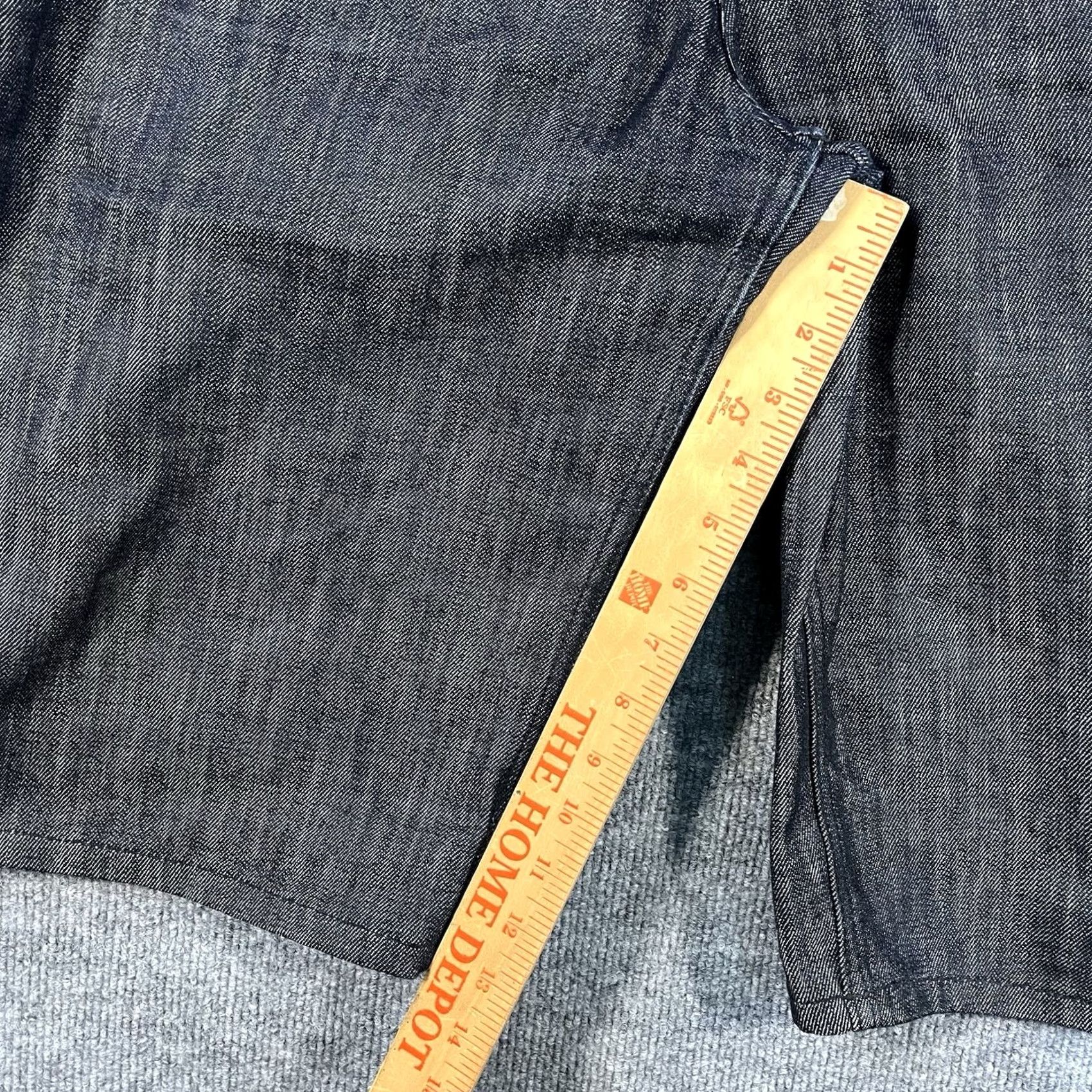 Ecko Unltd. Ecko Unltd Shorts Bermuda Mens W36 Black Denim Jorts Baggy Fit 90s Y2K Skate Streetwear Size US 36 / EU 52 - 4 Thumbnail