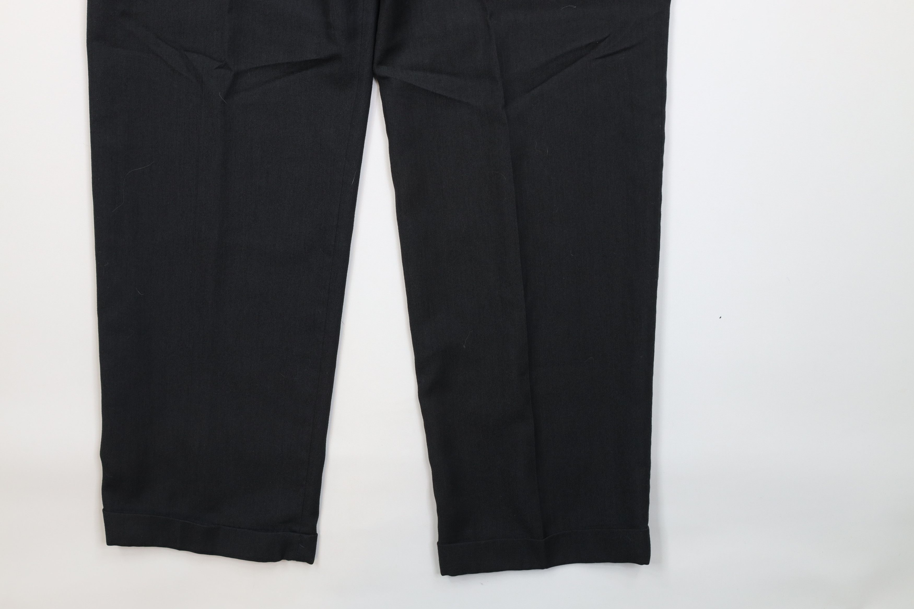 Vintage Vintage 90s Streetwear Worsted Blend Knit Wide Leg Pants Size US 30 / EU 46 - 13 Thumbnail