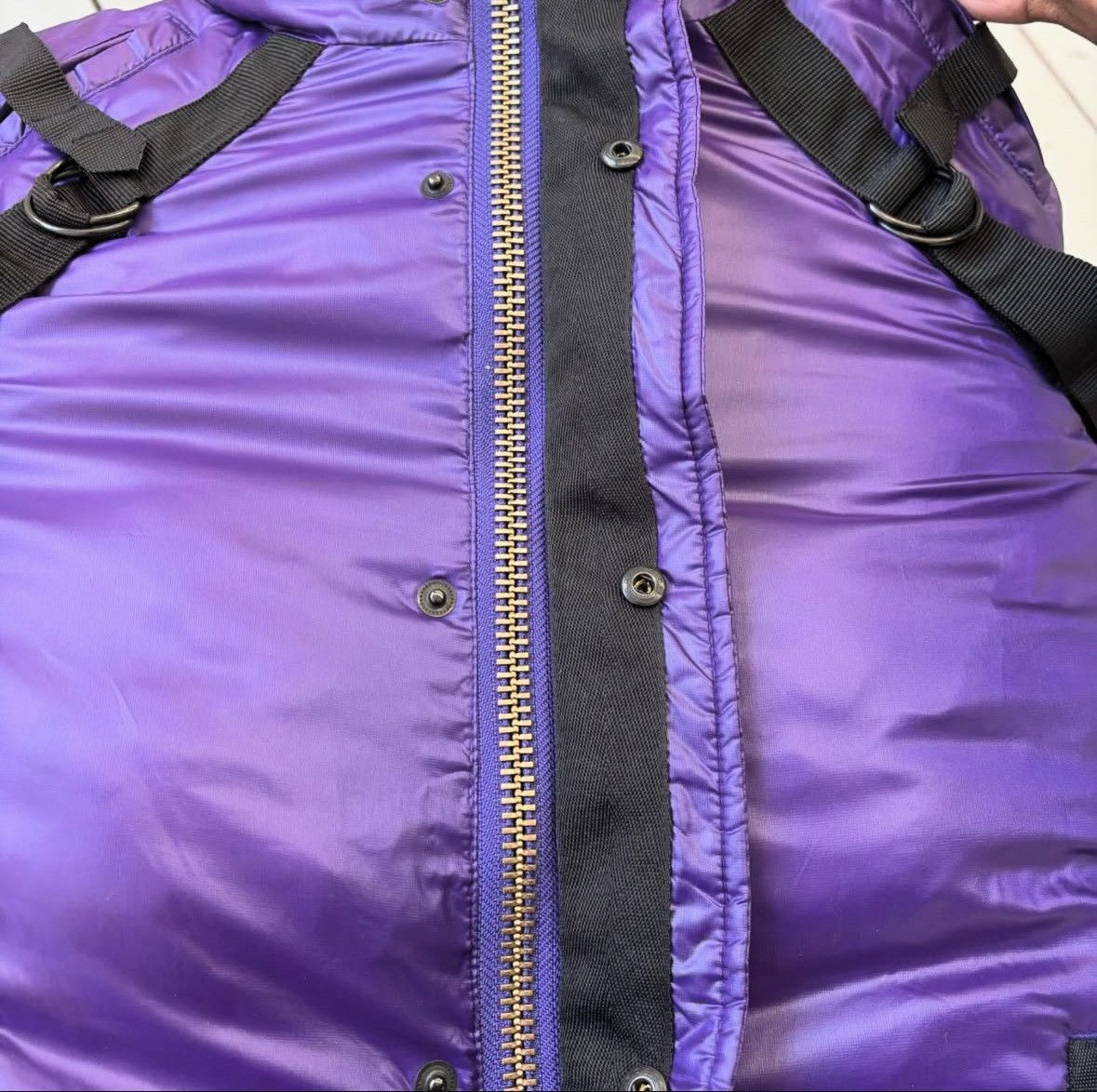 Marithe + Francois Girbaud Parachute Bondage Down Jacket Size US L / EU 52-54 / 3 - 5 Thumbnail