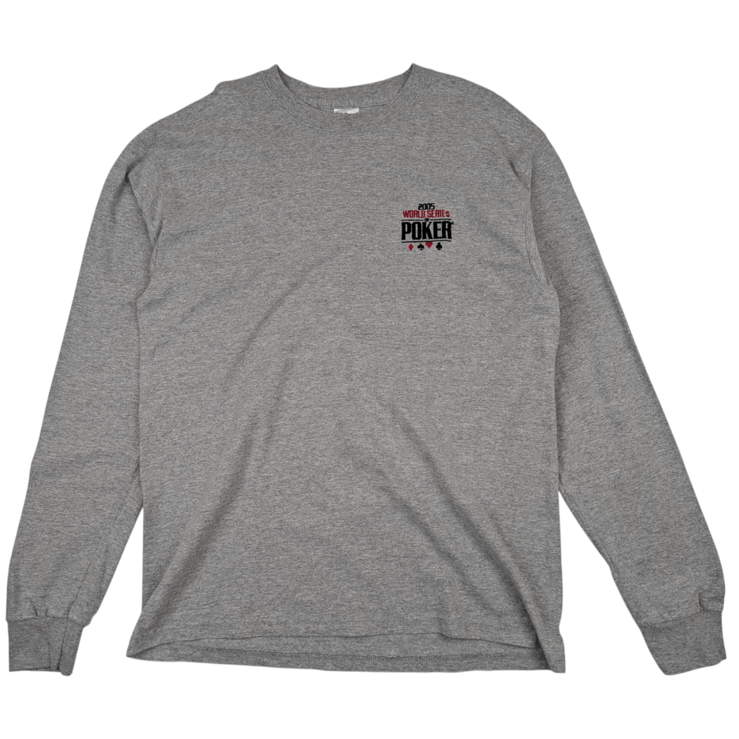 Gildan Vintage 2005 World Series POKER Long Sleeve T-Shirt Size US L / EU 52-54 / 3 - 3 Thumbnail