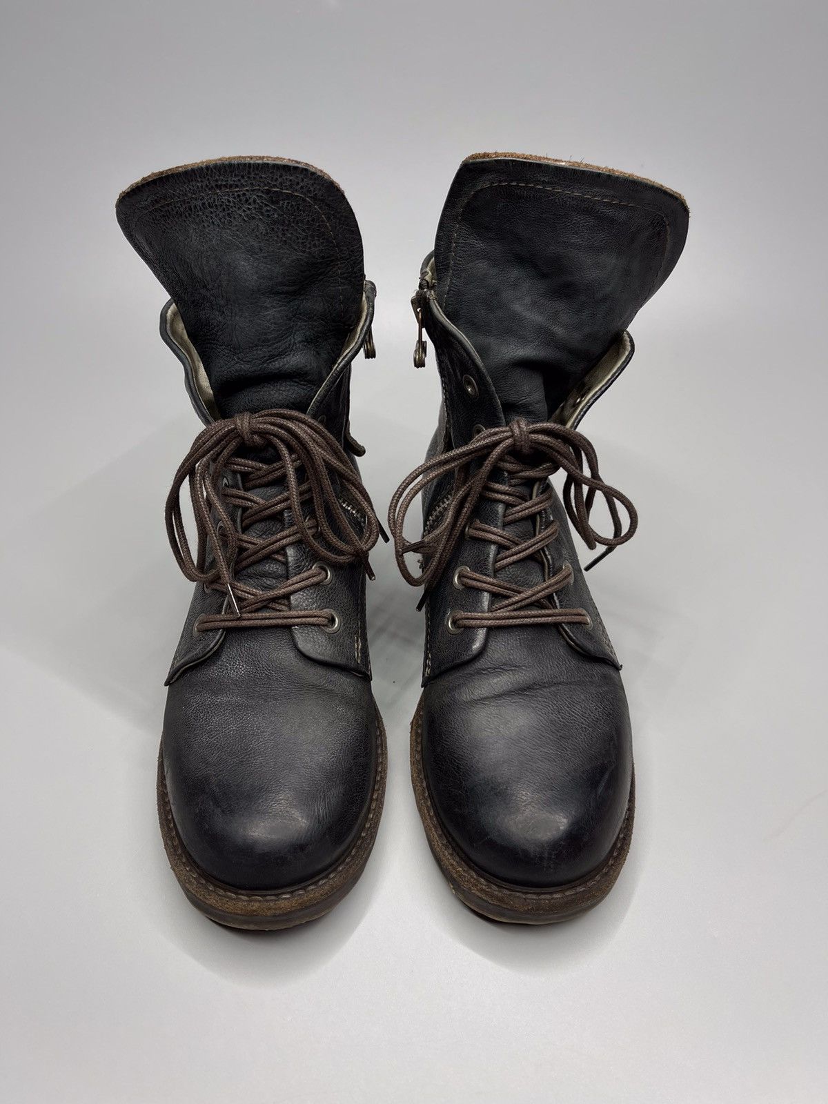 Japanese Brand × Vintage A.S 98 Boots Leather Style Rick Owens Size US 6 / IT 36 - 3 Thumbnail