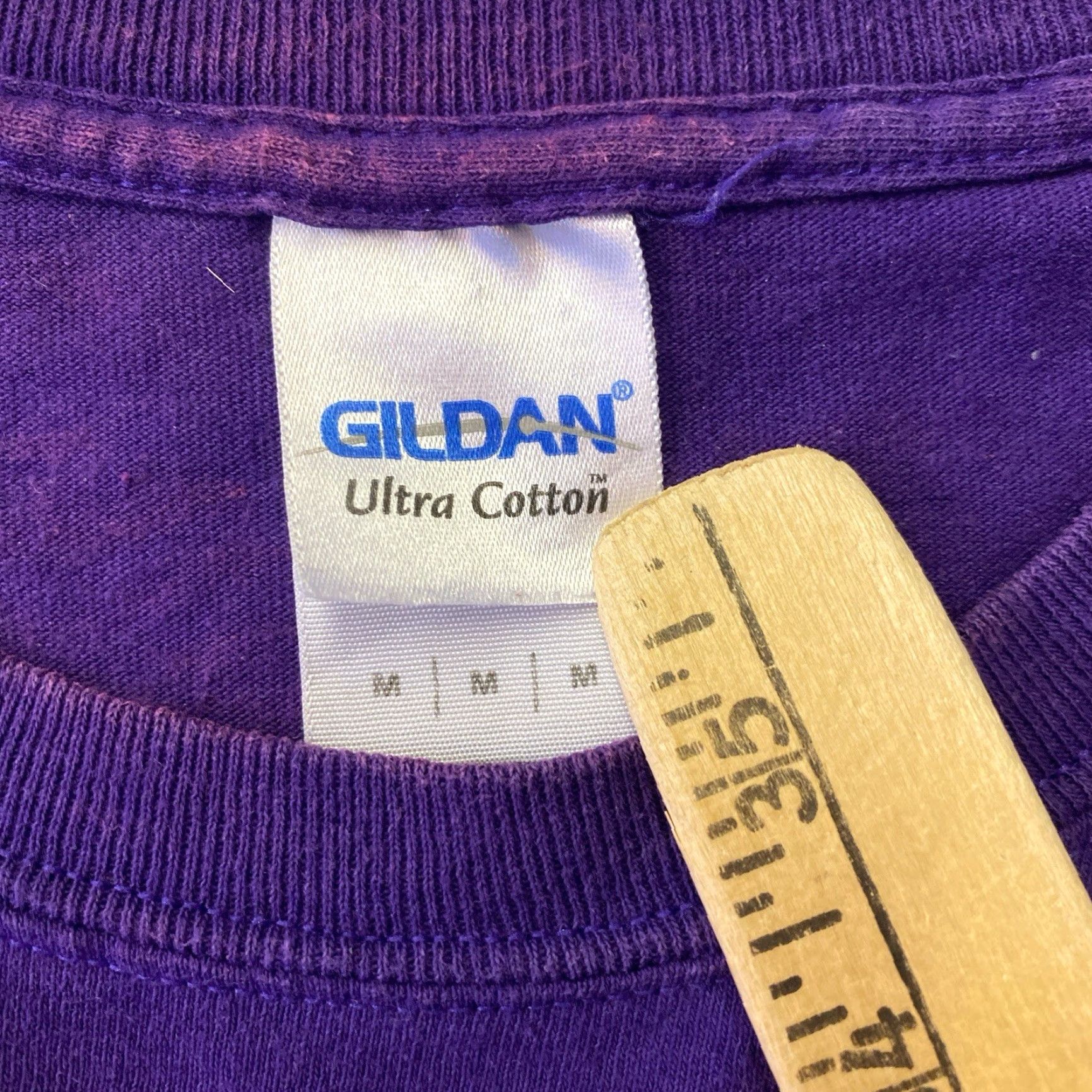 Gildan Sturgis Black Hills Rally 2015 Graphic T-Shirt Purple Medium Mens Gildan Ultra Cotton Short Sleeve Crew Neck Pattern Graphic Print Vintage No Size US M / EU 48-50 / 2 - 3 Thumbnail