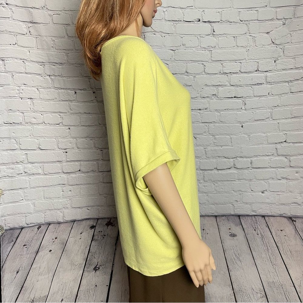 Michael Stars NWT New $88 Michael Stars Ellie Elbow Sleeve Boat Neck Lime Size L / US 10 / IT 46 - 5 Thumbnail