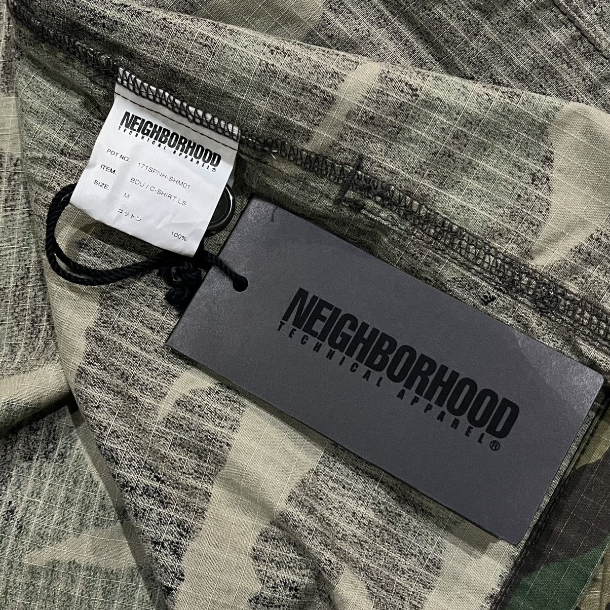 Neighborhood Neighborhood Who Dares Wins Woodland Camo BDU LS Shirt Size US M / EU 48-50 / 2 - 9 Thumbnail