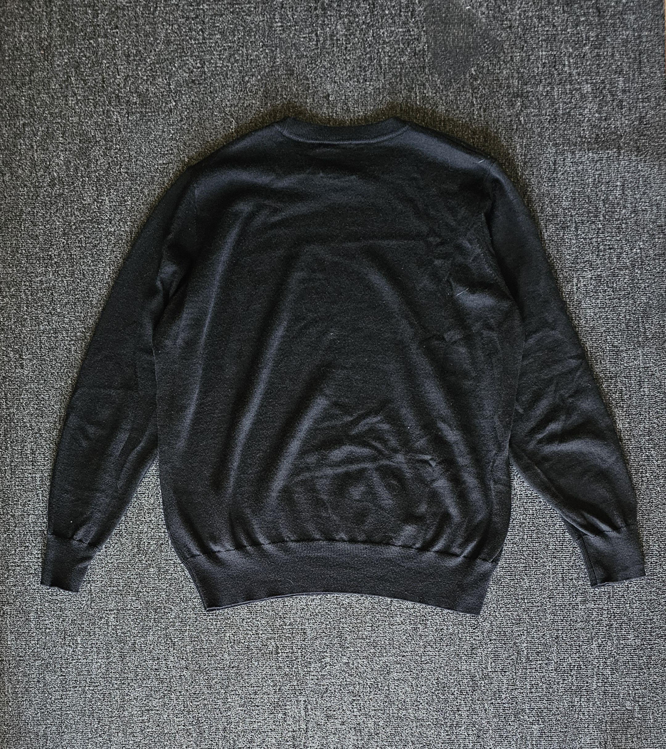 Givenchy Givenchy Men's Black Wool Knit Sweater Size L Size US L / EU 52-54 / 3 - 5 Thumbnail