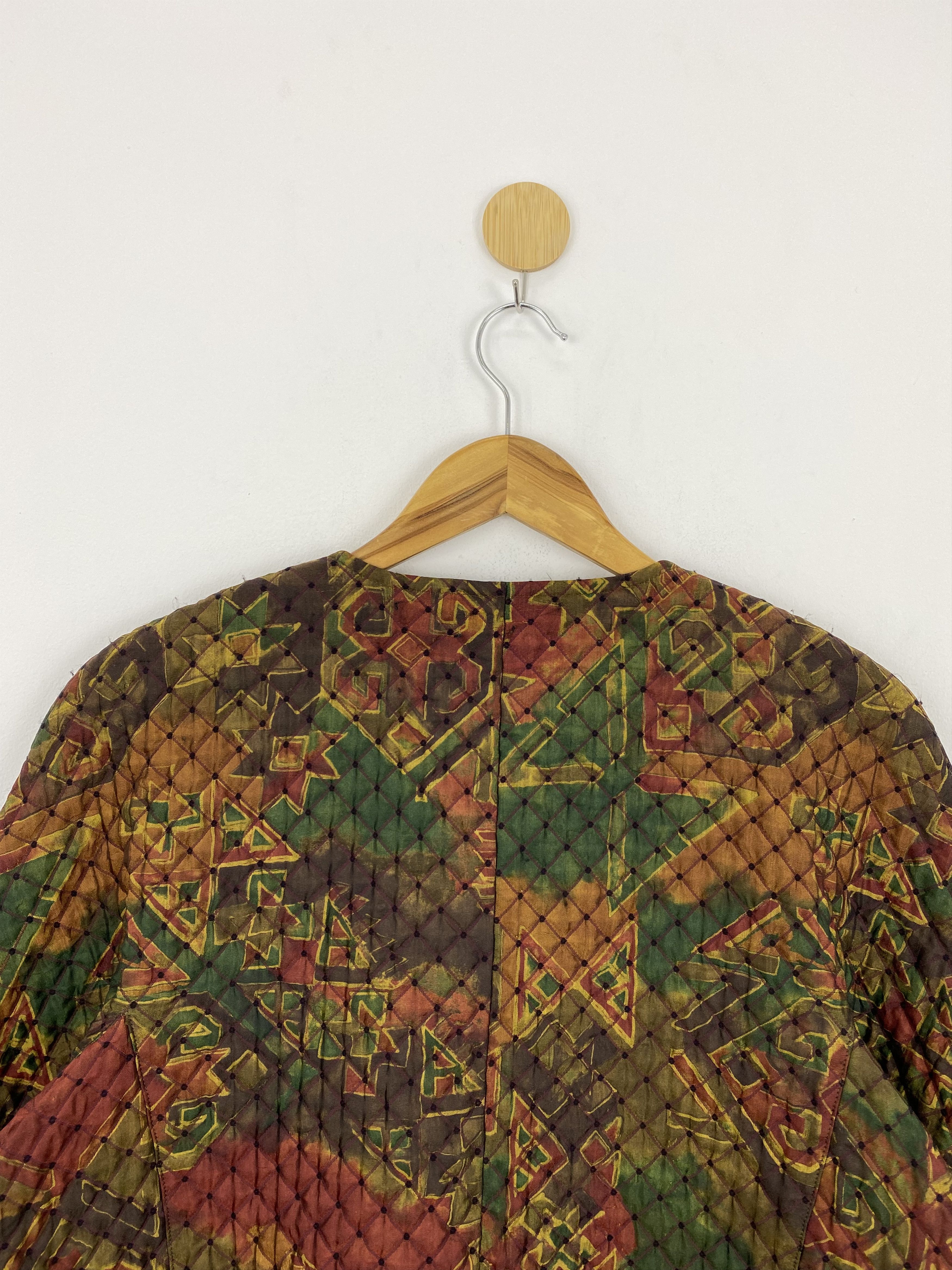 Vintage Vintage Italian Designer Femminino Prisco Quilted Jacket Size US XXS / EU 40 - 4 Thumbnail