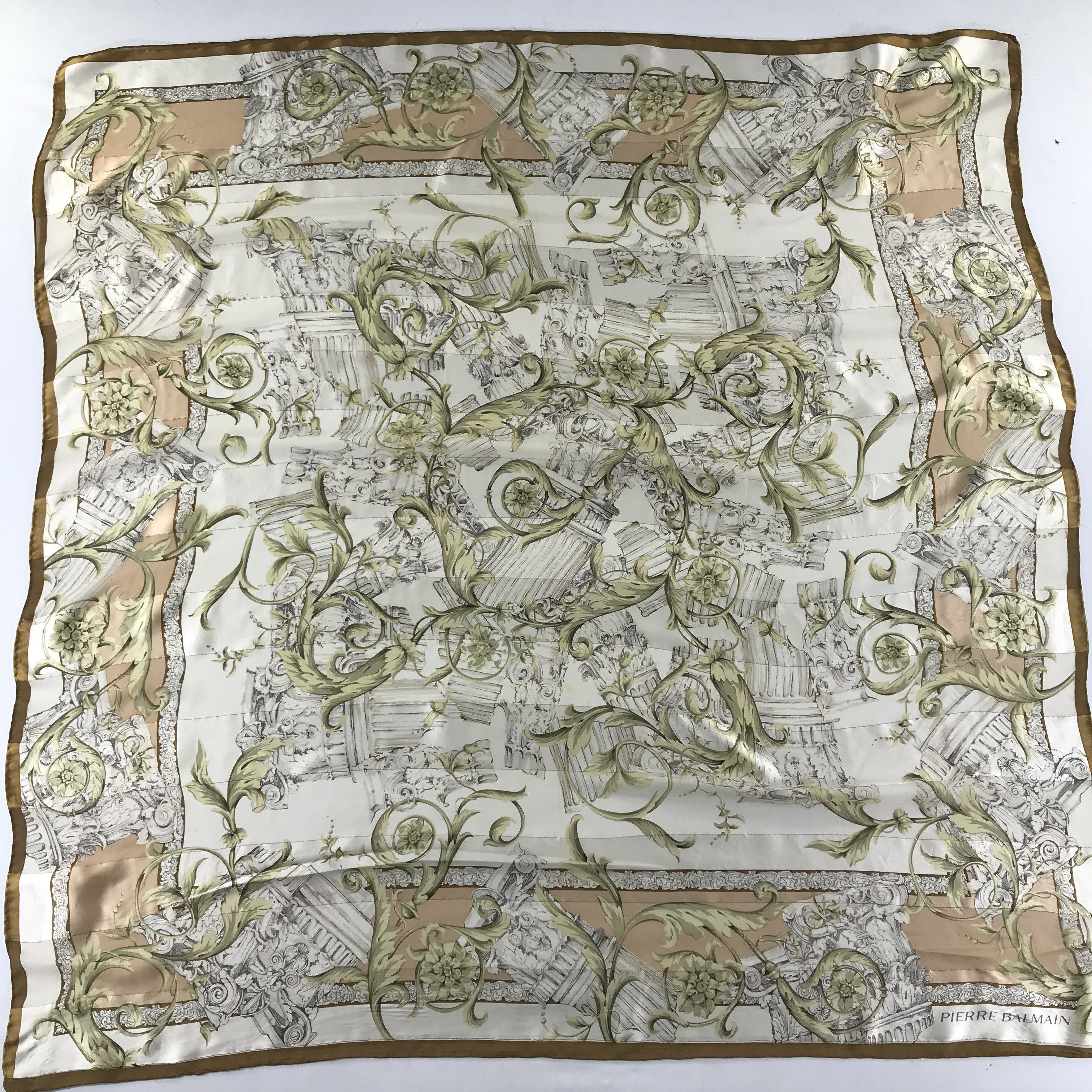 Pierre Balmain Vintage Pierre Balmain Silk Scarf Size ONE SIZE - 2 Thumbnail
