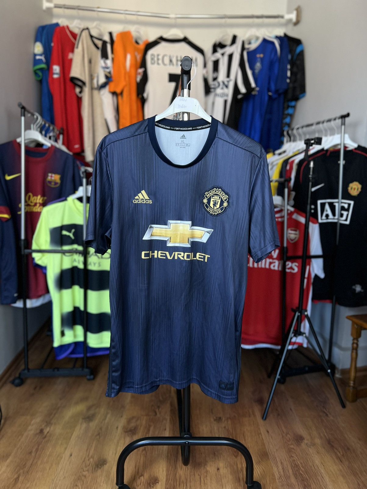 Adidas Soccer Jersey Adidas Manchester United 2018/19 Size US XL / EU 56 / 4 - 1 Thumbnail