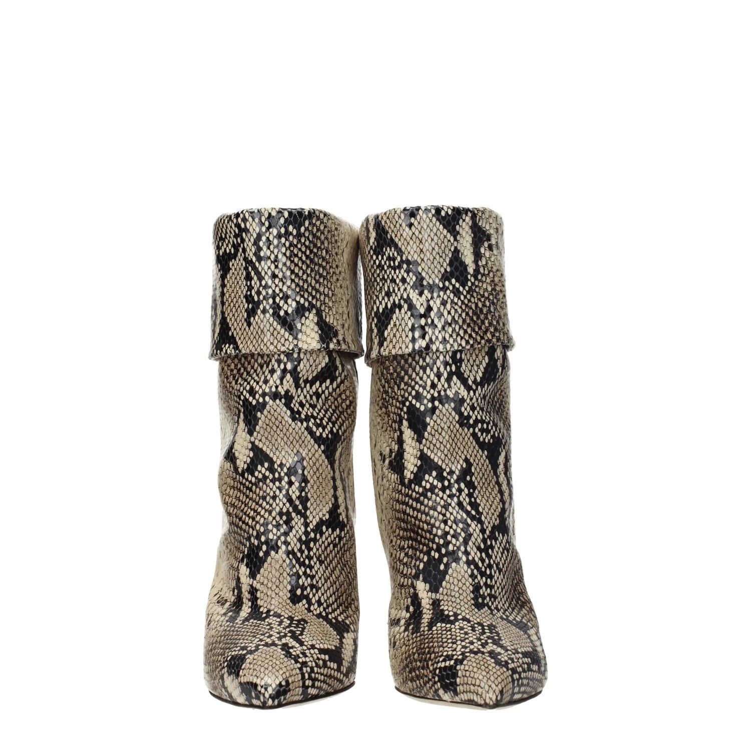 Paris Texas ob1o1e1124 Leather Ankle Boots in Beige/Rock Size US 10 / IT 40 - 3 Thumbnail