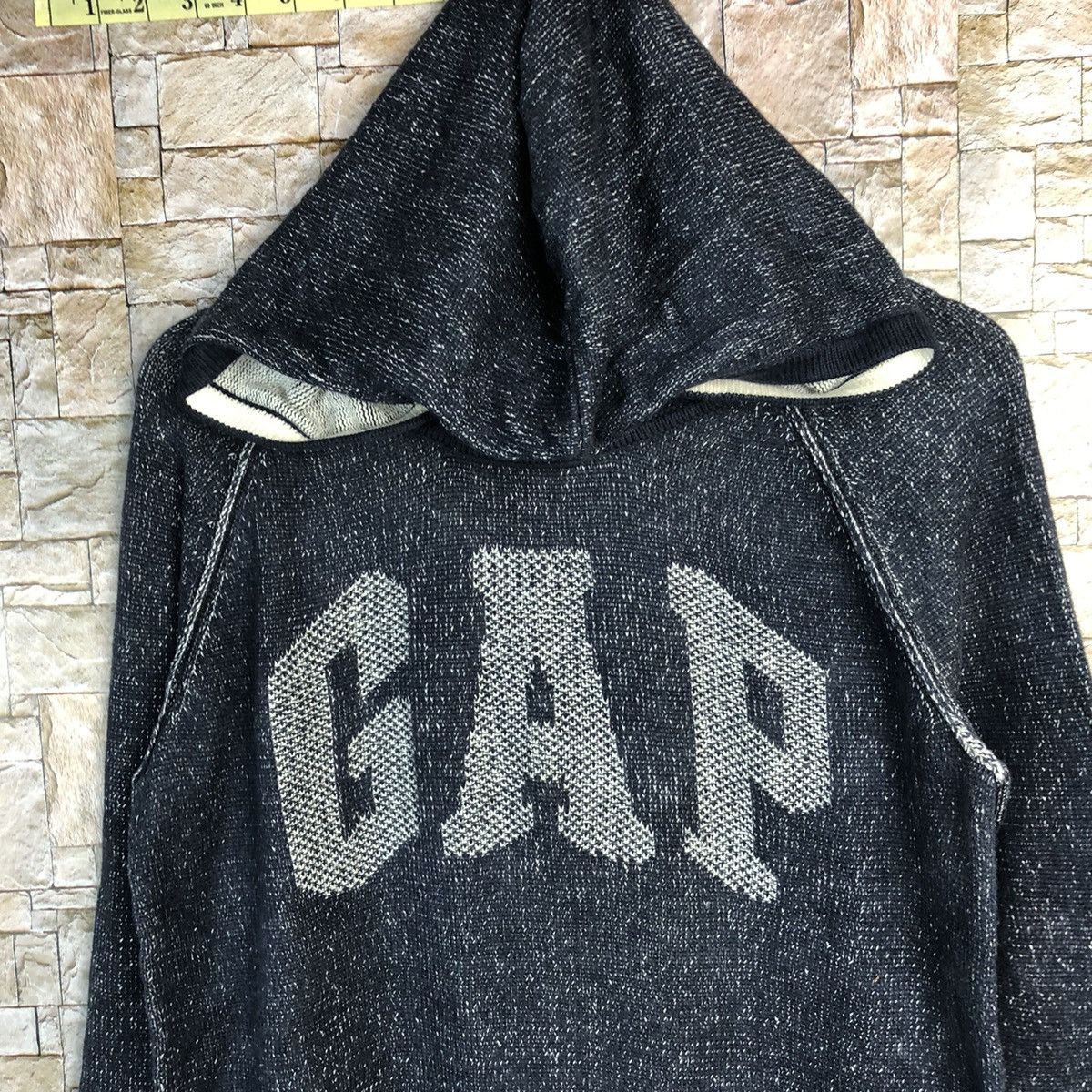 Gap Gap Dark blue faded vintage Hoodie sweatshirt #A255 Size US M / EU 48-50 / 2 - 5 Thumbnail