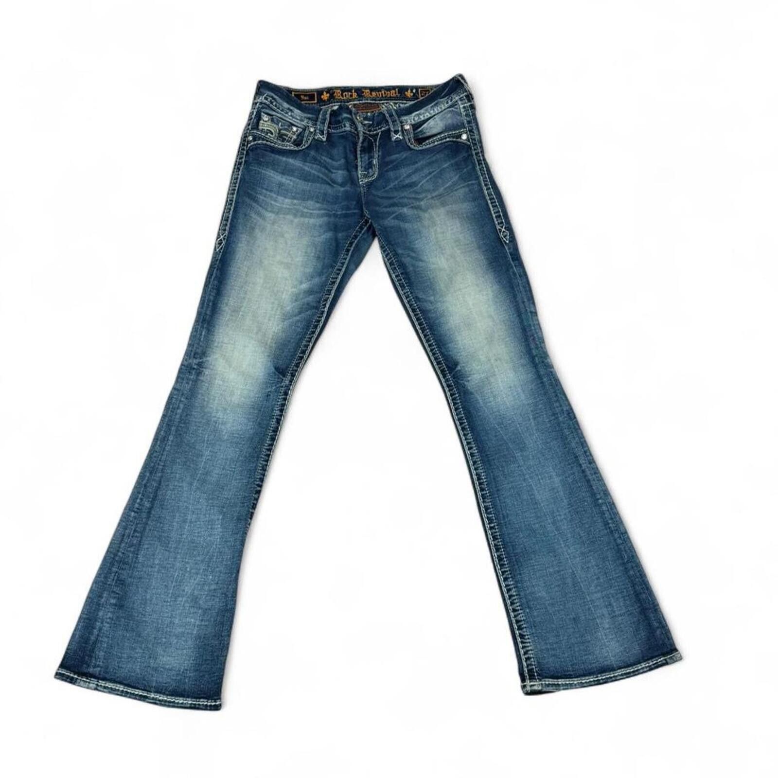 Rock Revival Rock Revival skinny bootcut jeans with rhinestone detailing Size 30" / US 8 / IT 44 - 6 Thumbnail