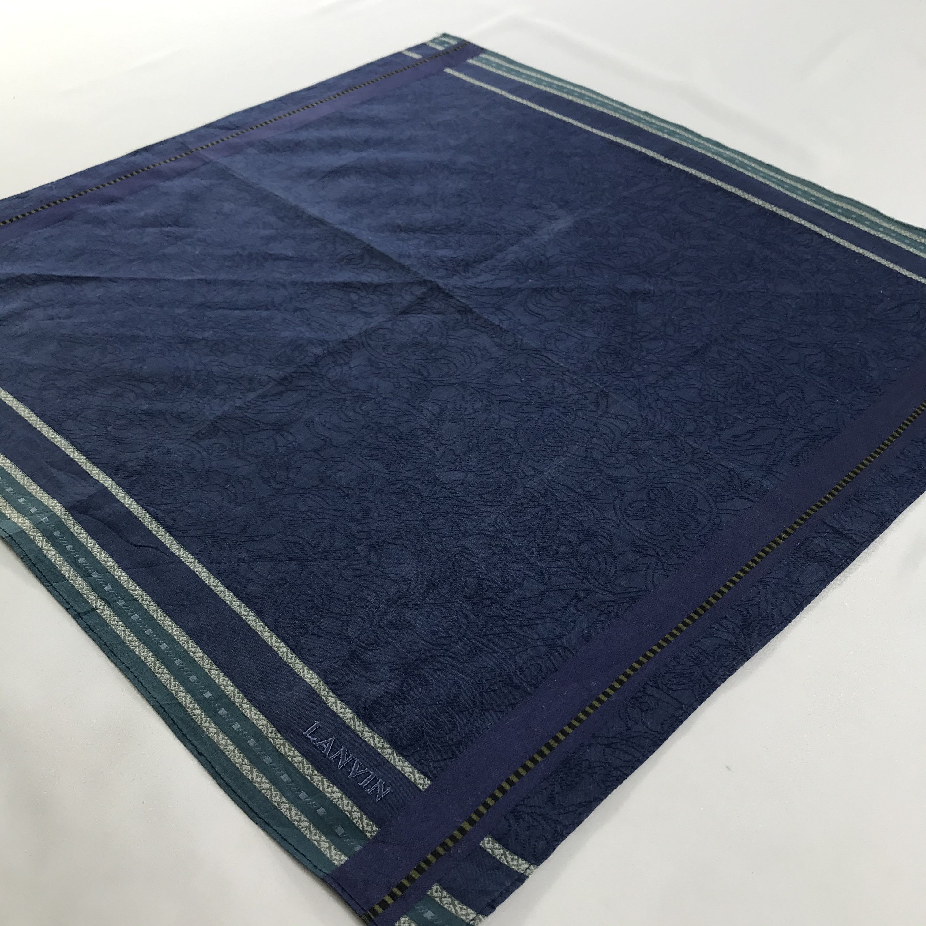 Lanvin × Vintage Lanvin Bandana / Handkerchief / Neckerchief -S1222 Size ONE SIZE - 2 Thumbnail