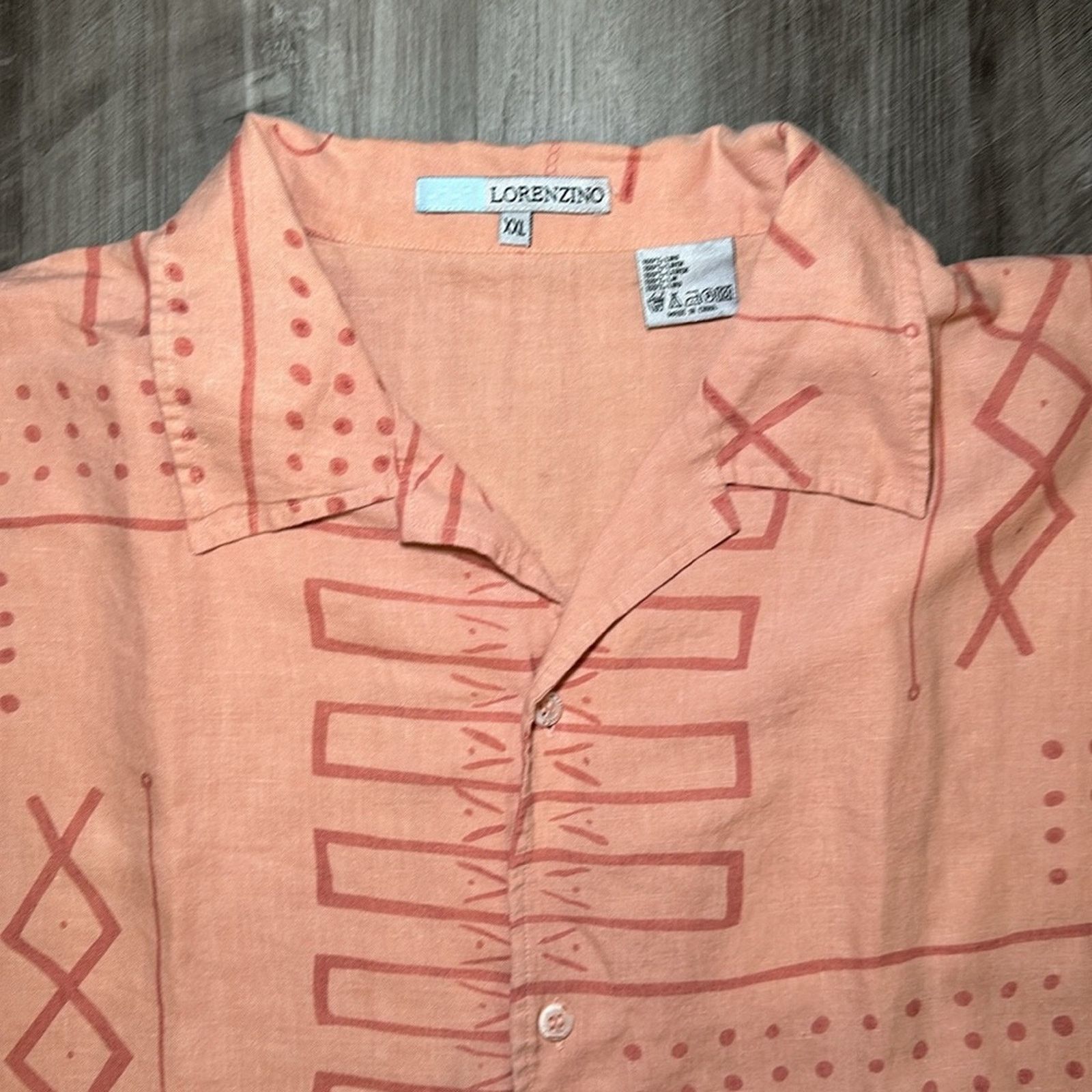 Other Lorenzino Linen Short Sleeve Button Down - 2XL Size US XXL / EU 58 / 5 - 5 Thumbnail